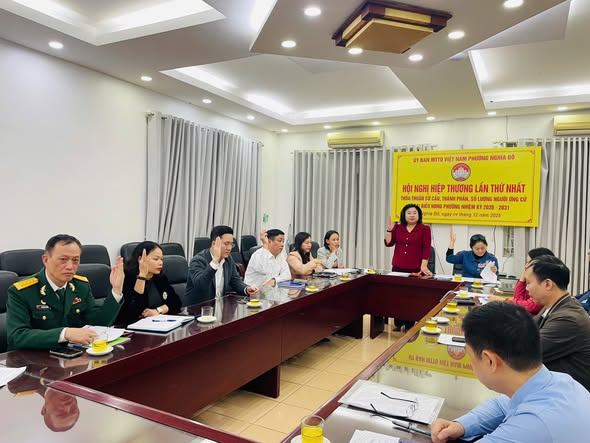 Phường Nghĩa Đô thống nhất cao cơ cấu người ứng cử đại biểu HĐND nhiệm kỳ 2026–2031