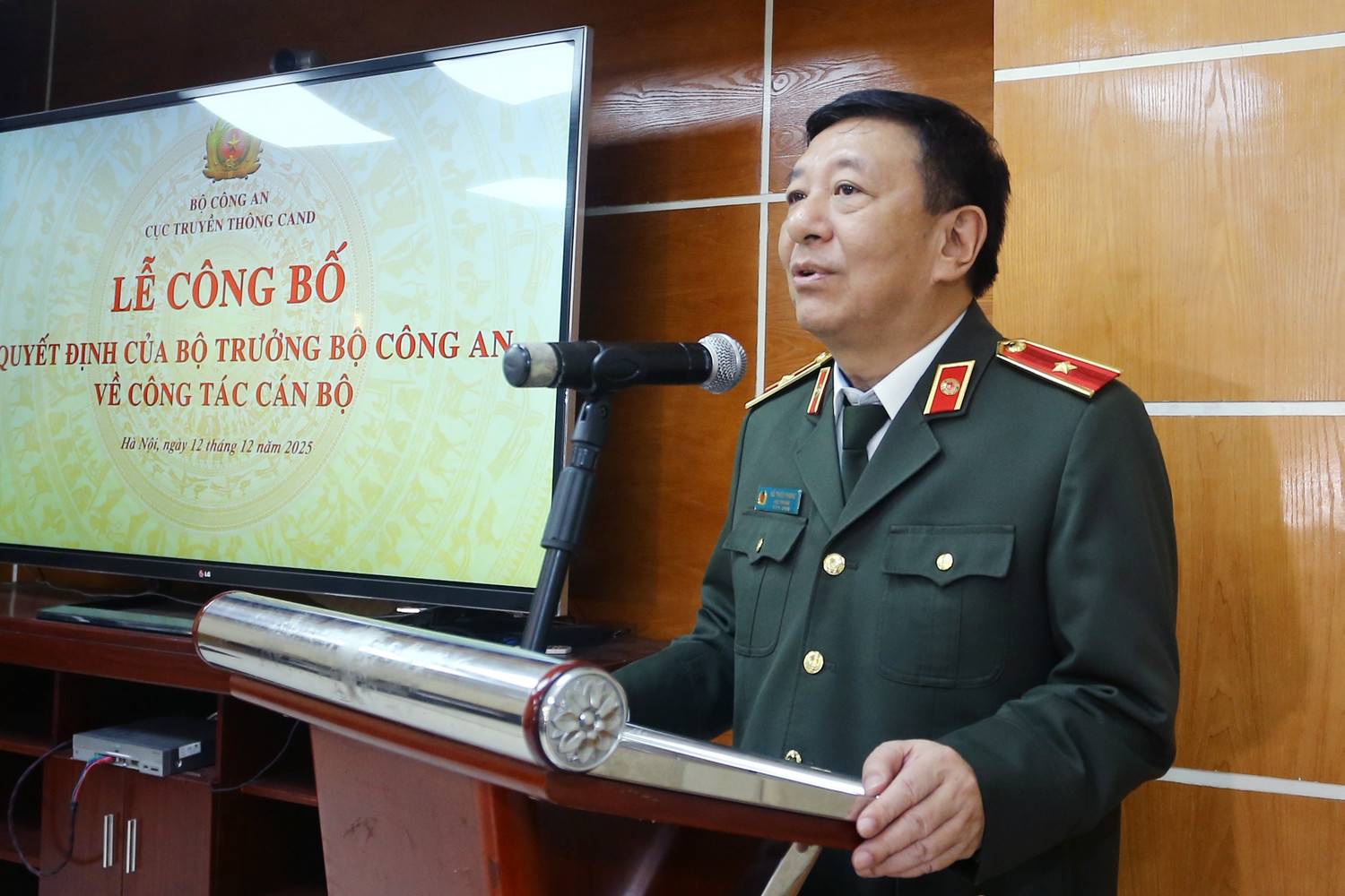 Thượng tá Nguyễn Thanh Bình được bổ nhiệm Phó Cục trưởng Cục Truyền thông Công an nhân dân