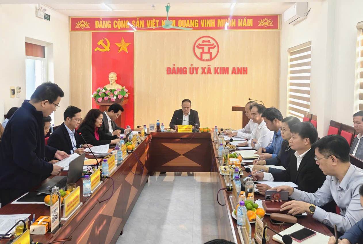 Xã Kim Anh, xã Sóc Sơn cần tập trung tháo gỡ 5 điểm nghẽn, lấy sự hài lòng của nhân dân làm thước đo