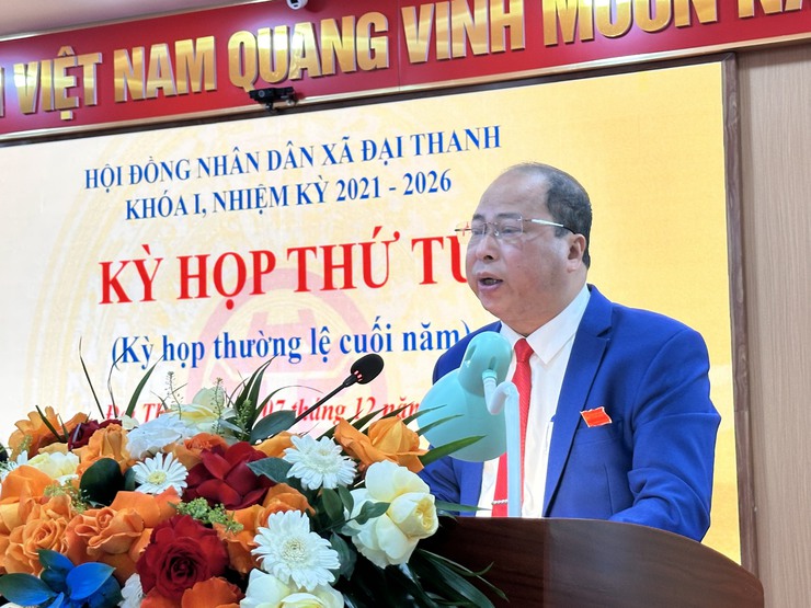 HĐND xã Đại Thanh thông qua nhiều nghị quyết quan trọng, tạo đà phát triển năm 2026