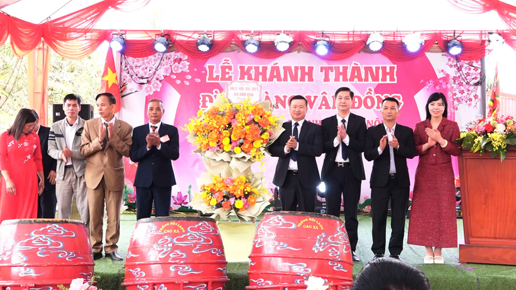 Khánh thành Đình làng Vân Đồng - điểm tựa văn hóa tâm linh của cộng đồng dân cư xã Dân Hòa