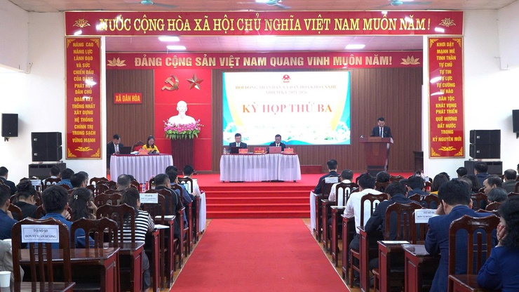 Kỳ họp thứ 3 HĐND xã Dân Hòa thông qua các nghị quyết tạo nền tảng phát triển năm 2026