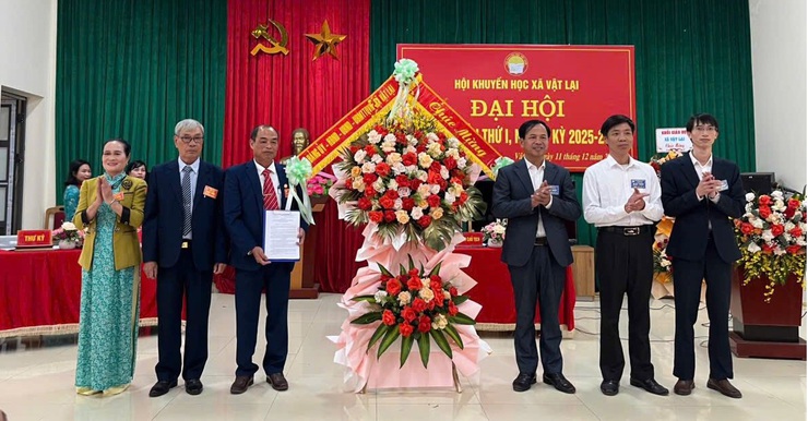 Xã Vật Lại tổ chức Đại hội đại biểu Hội Khuyến học xã lần thứ I, nhiệm kỳ 2025–2030