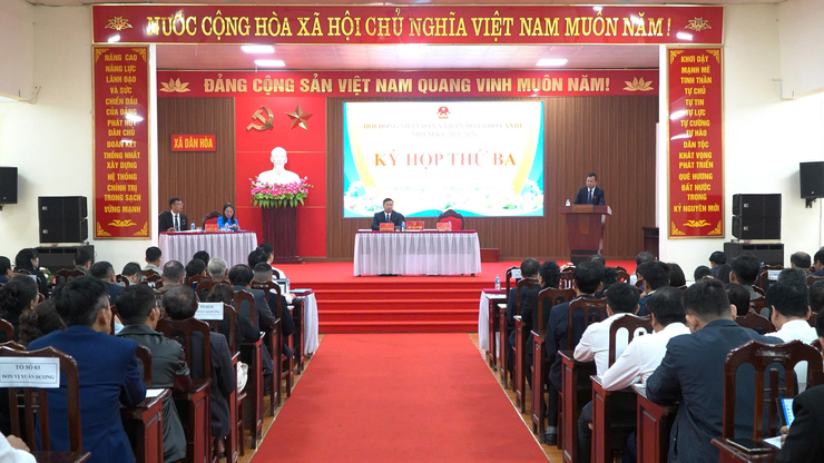 HĐND xã Dân Hòa khai mạc Kỳ họp thứ ba: Đánh giá năm bản lề sau sáp nhập, định hình nhiệm vụ phát triển năm 2026