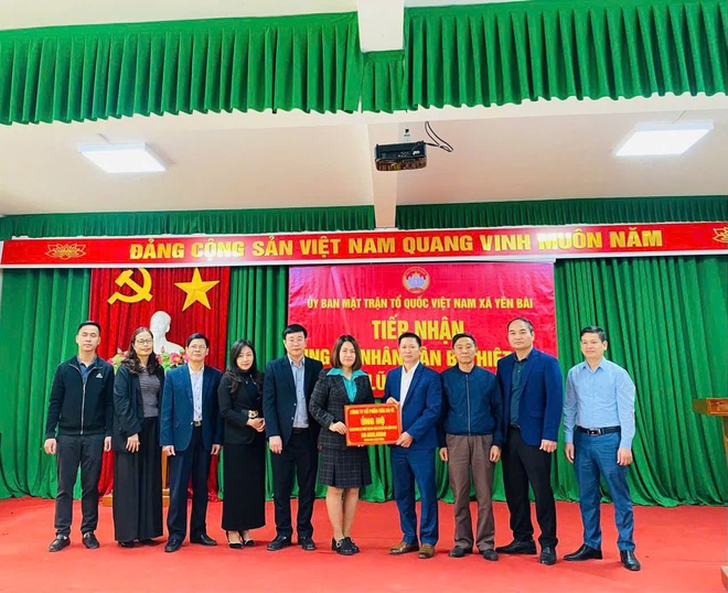 Xã Yên Bài tiếp nhận hơn 180 triệu đồng ủng hộ đồng bào miền Trung khắc phục hậu quả bão lũ