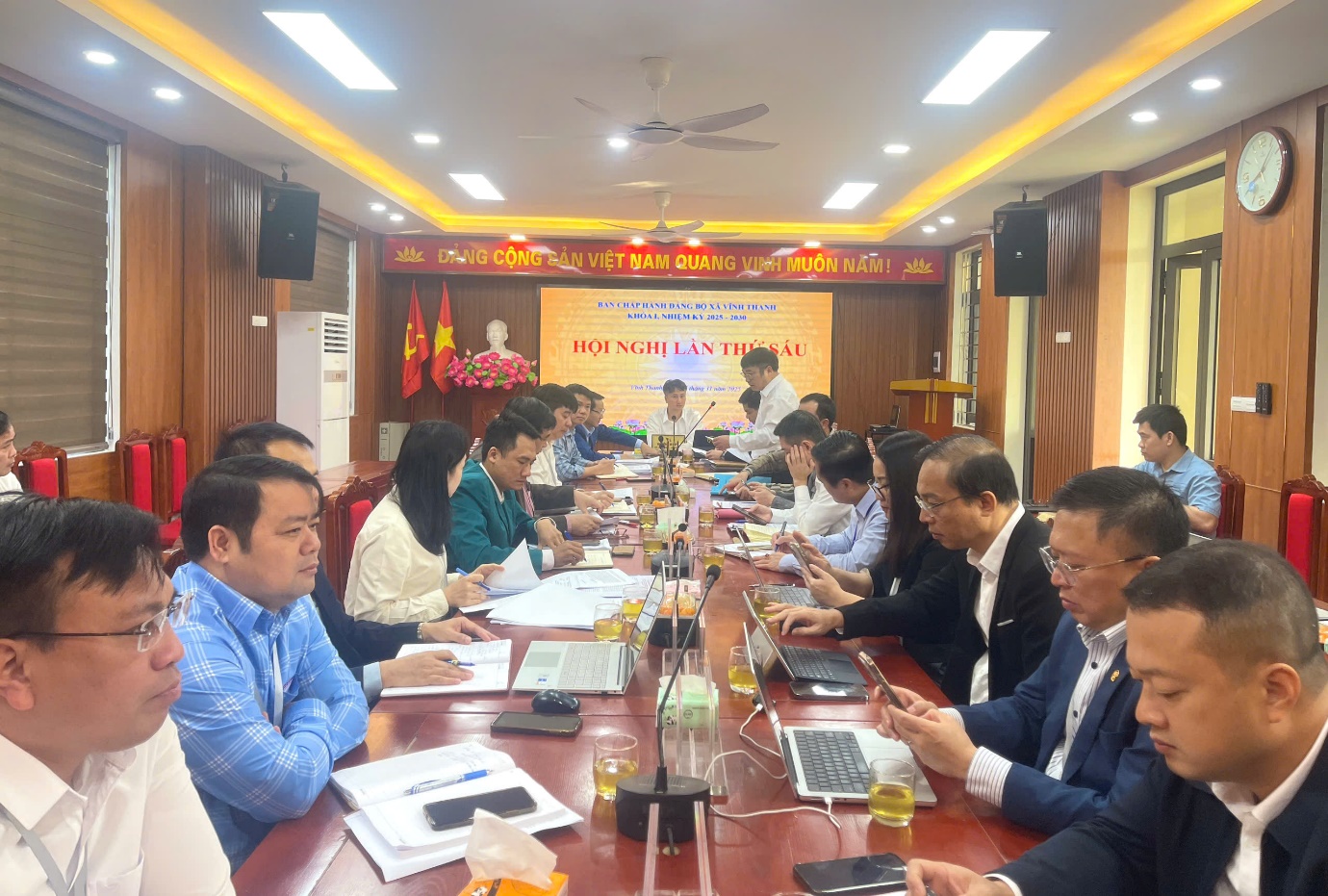 Đảng bộ xã Vĩnh Thanh thống nhất chương trình hành động, tạo nền tảng phát triển bền vững nhiệm kỳ 2025-2030
