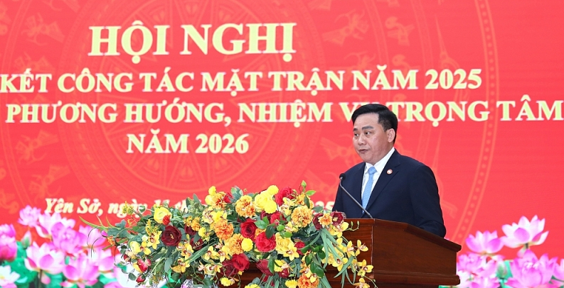 MTTQ phường Yên Sở phát huy vai trò nòng cốt khối đại đoàn kết, hướng tới nhiệm vụ năm 2026