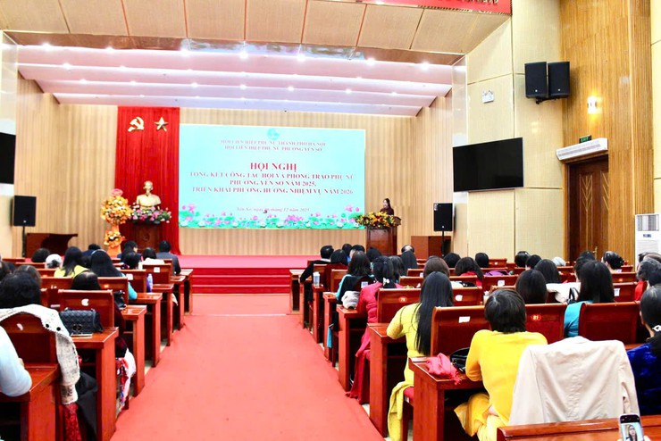 Hội LHPN phường Yên Sở tổng kết công tác Hội năm 2025, lan tỏa vai trò phụ nữ trong xây dựng đô thị văn minh
