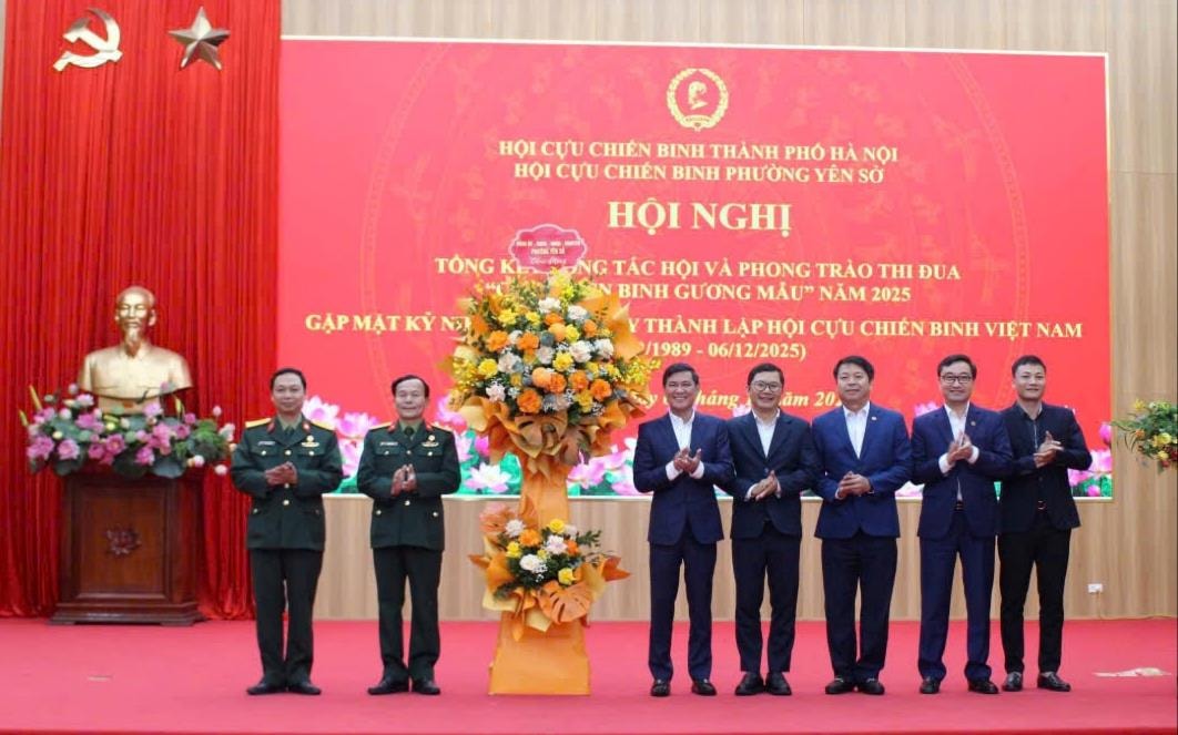 Hội Cựu chiến binh phường Yên Sở phát huy truyền thống gương mẫu, đóng góp xây dựng đô thị văn minh