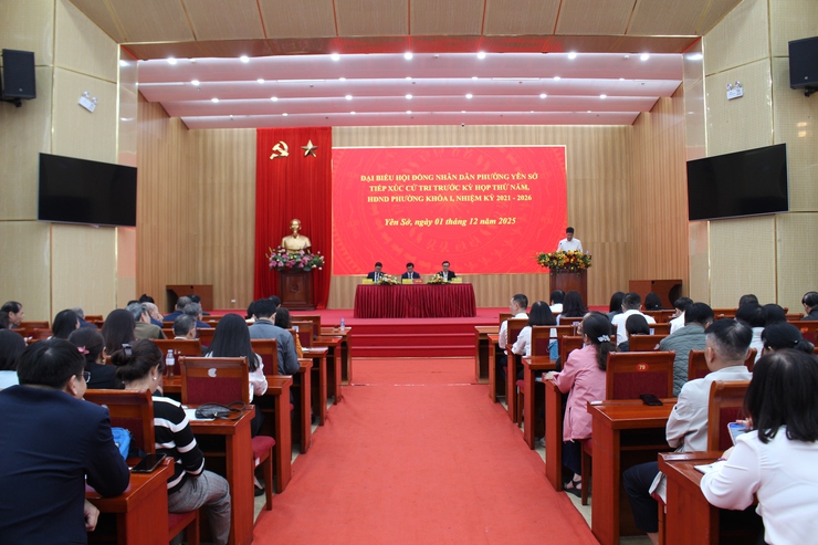 Cử tri phường Yên Sở kiến nghị nhiều vấn đề học đường trước kỳ họp thứ V HĐND phường