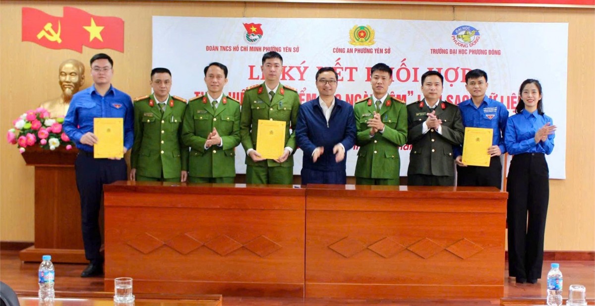 Tuổi trẻ Yên Sở xung kích làm sạch dữ liệu đăng ký phương tiện, giấy phép lái xe