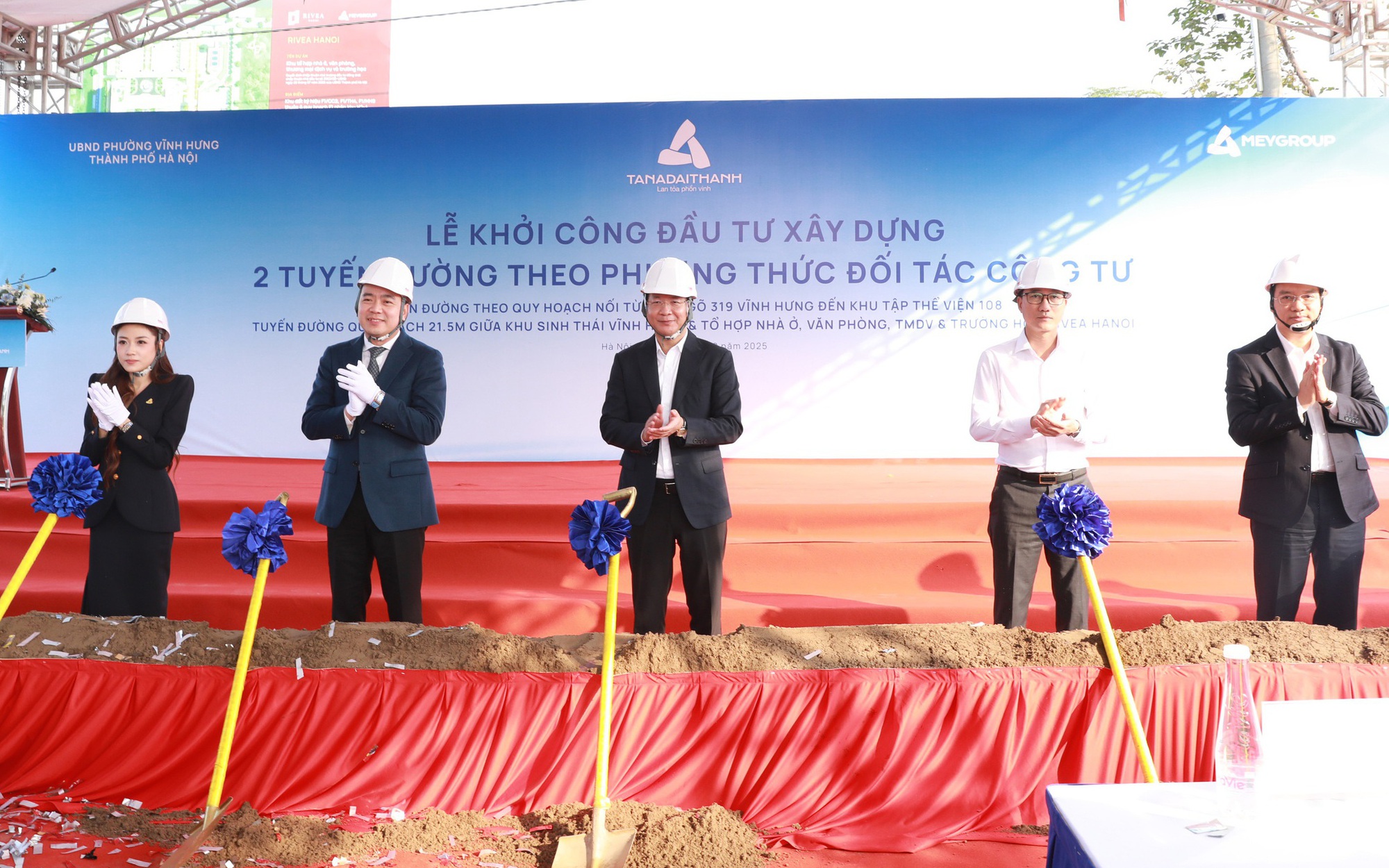 Phường Vĩnh Hưng khởi công hai tuyến đường theo phương thức PPP, tăng cường kết nối hạ tầng đô thị
