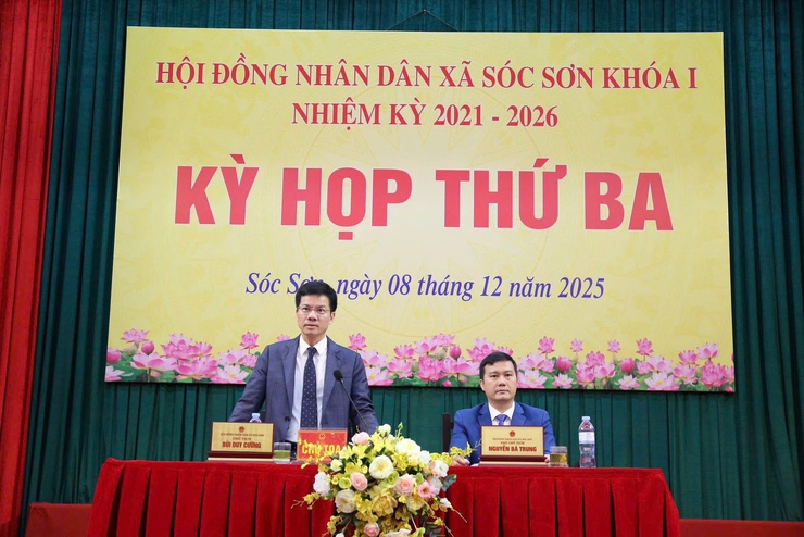 HĐND xã Sóc Sơn hoàn thành chương trình kỳ họp thường lệ cuối năm, tạo đà thực hiện nhiệm vụ năm 2026