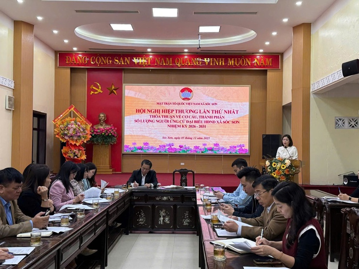 Xã Sóc Sơn thống nhất cơ cấu, thành phần, số lượng người ứng cử đại biểu HĐND nhiệm kỳ 2026–2031
