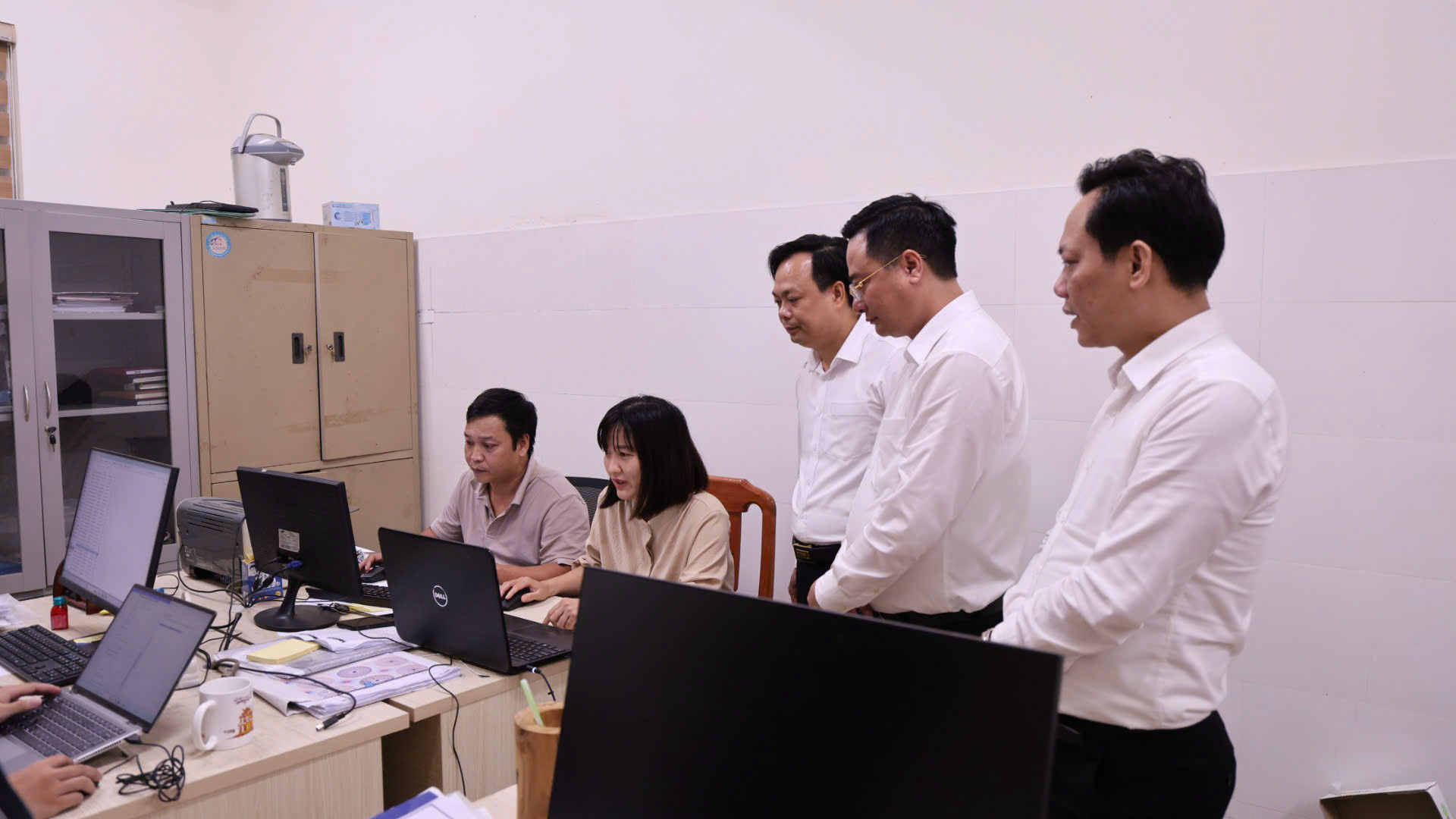 Xã Tam Hưng hoàn thành xây dựng cơ sở dữ liệu đất đai, đạt 100% trong đợt cao điểm 45 ngày