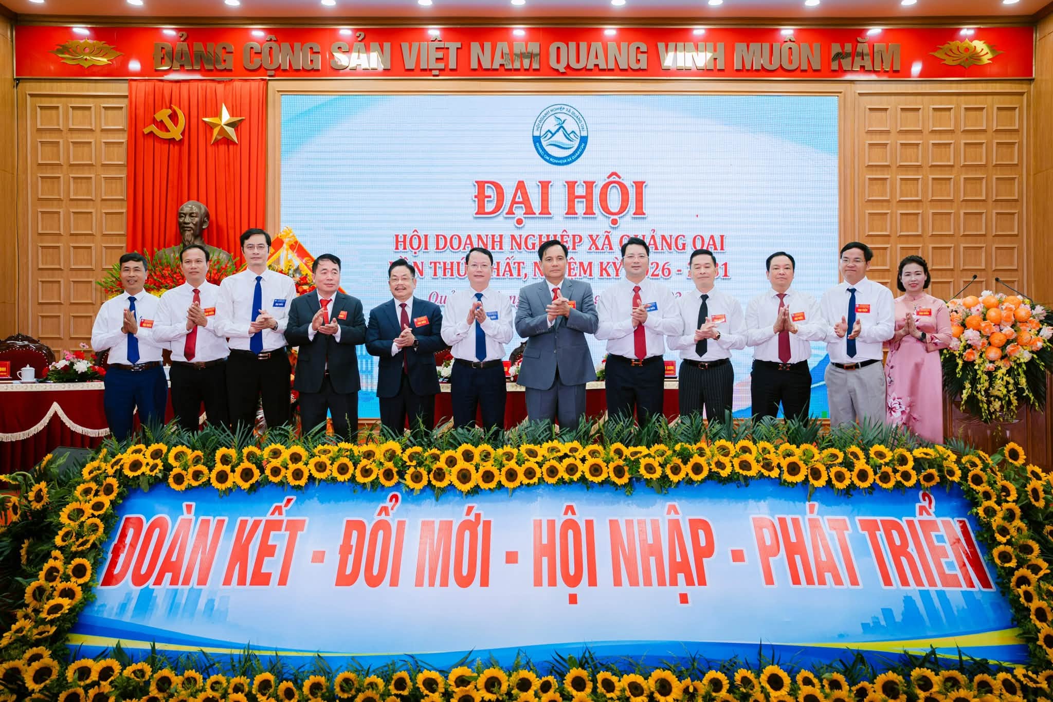 Đại hội Hội Doanh nghiệp xã Quảng Oai lần thứ nhất: Tăng cường liên kết, thúc đẩy phát triển kinh tế tư nhân