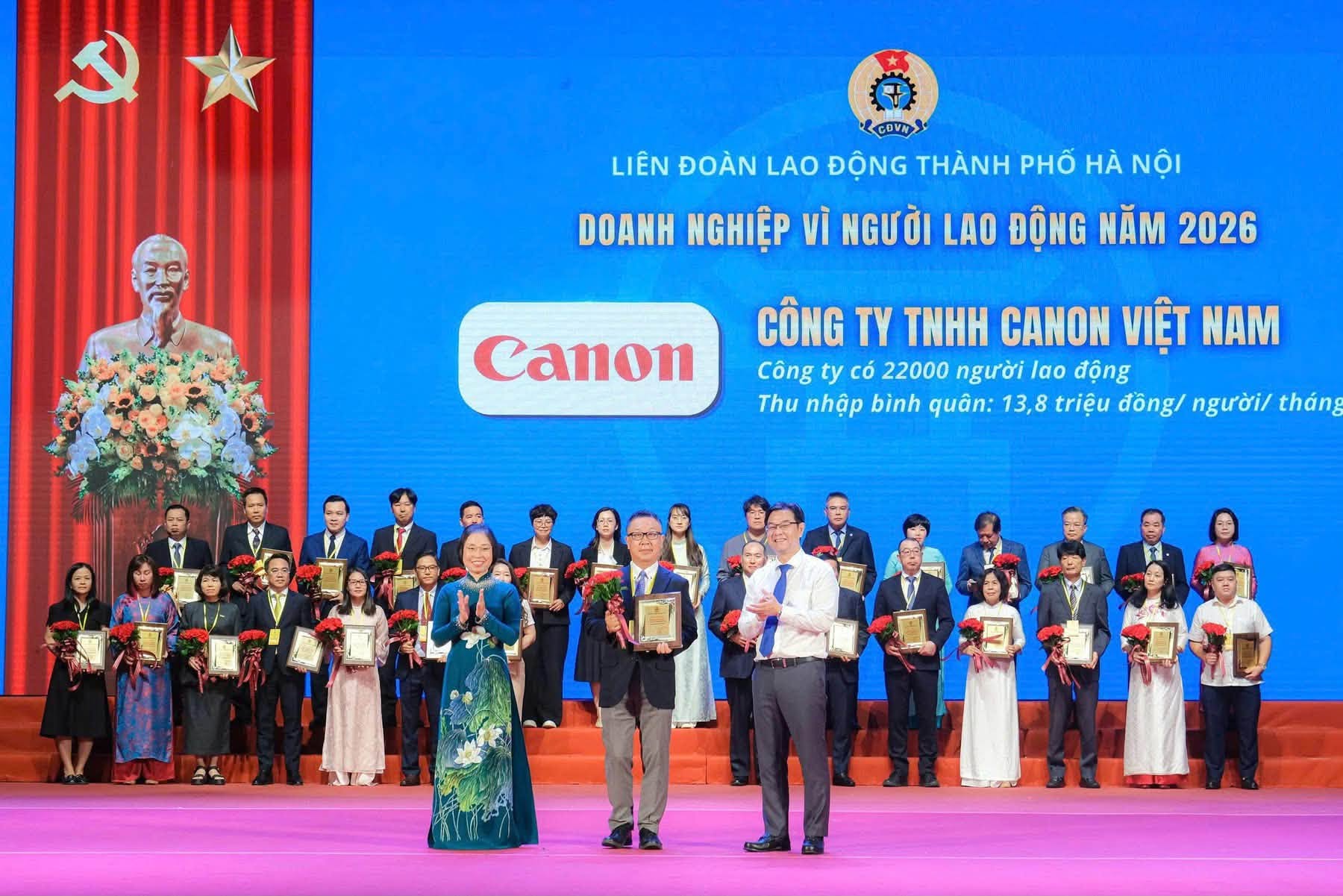 Hà Nội: Tôn vinh 30 doanh nghiệp tiêu biểu vì người lao động