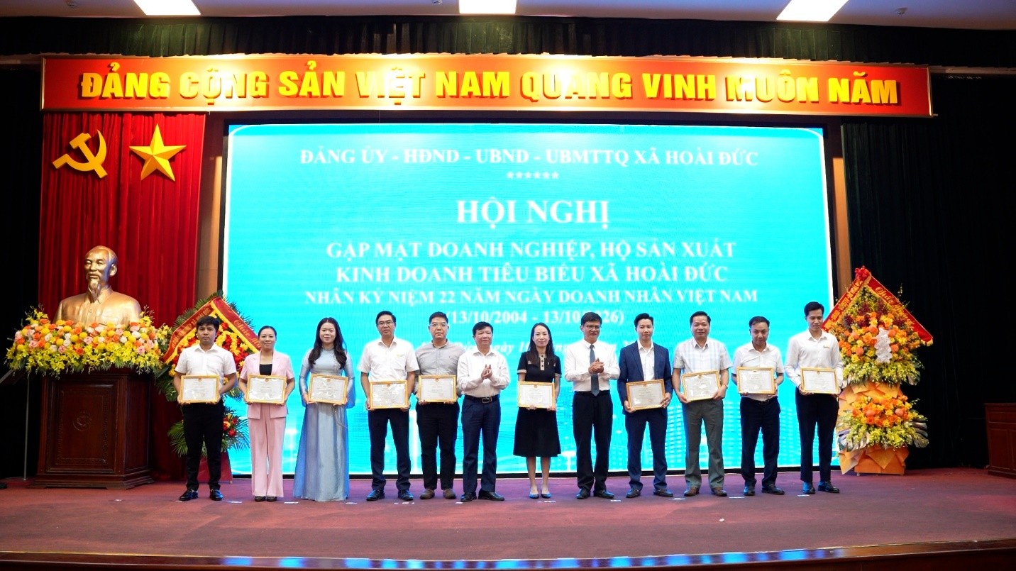 Xã Hoài Đức đồng hành cùng doanh nghiệp, thúc đẩy phát triển kinh tế địa phương