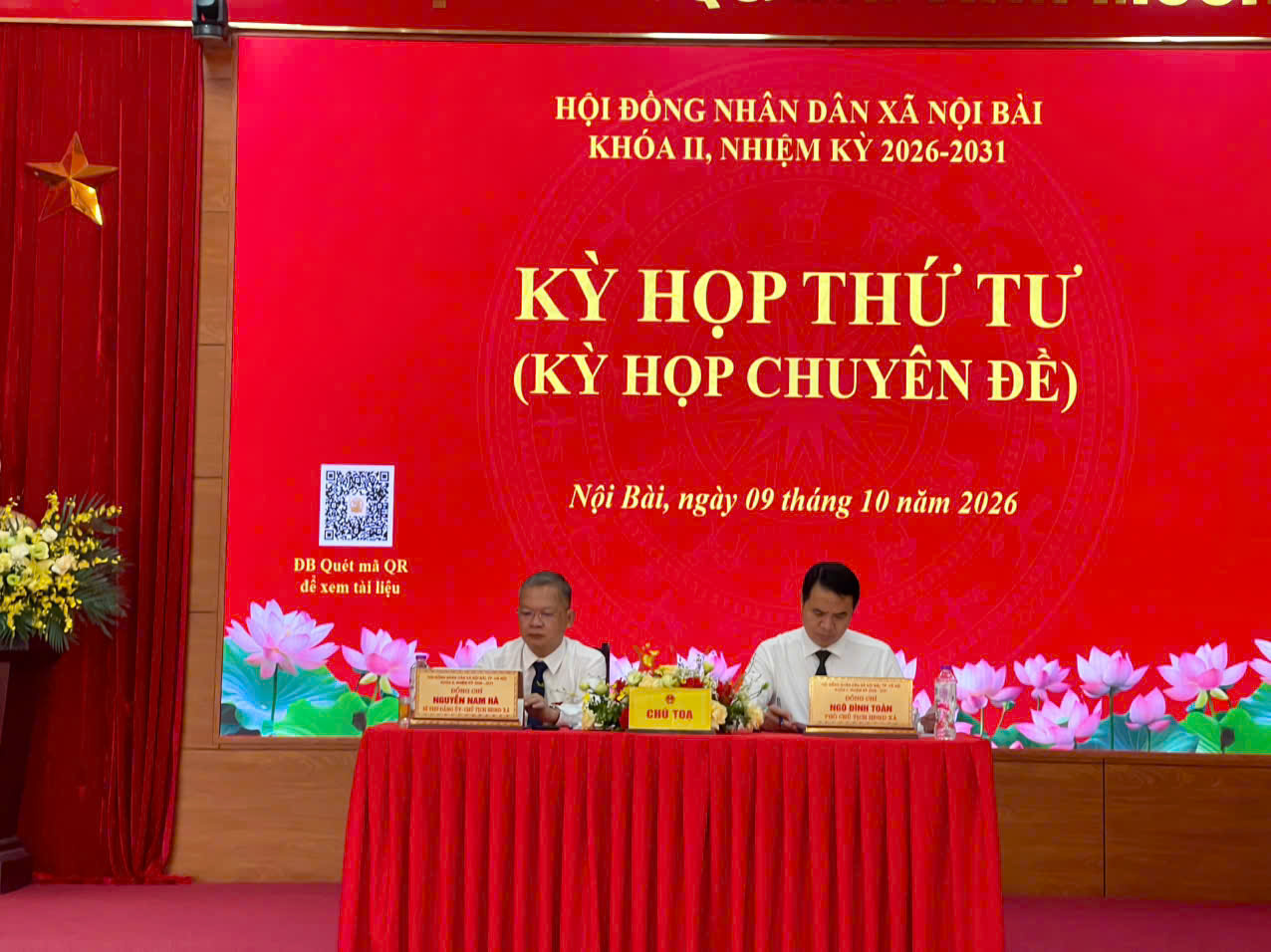 HĐND xã Nội Bài tổ chức lại 5 phòng chuyên môn, kiện toàn nhân sự HĐND