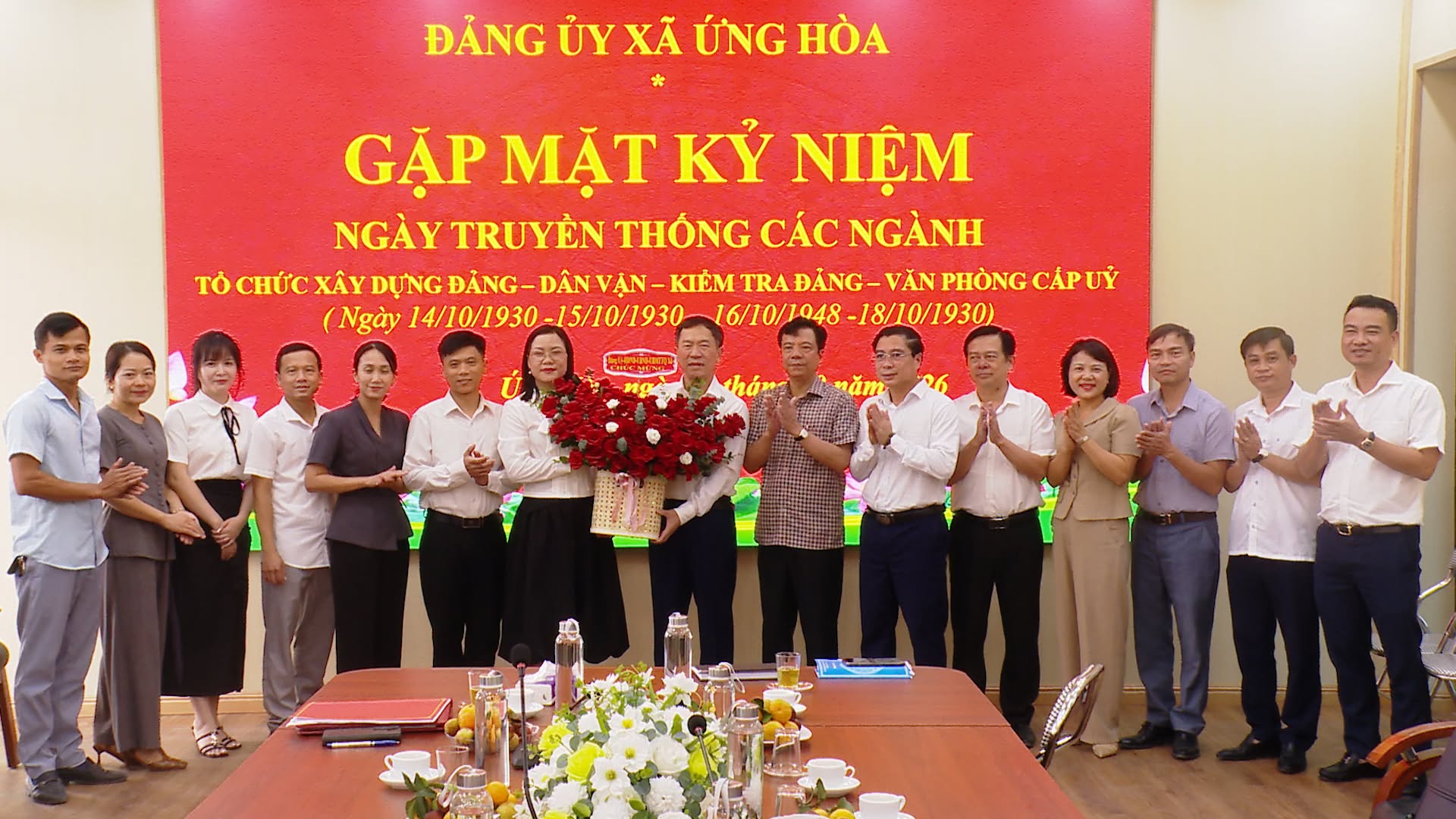 Đảng uỷ xã Ứng Hòa nâng cao chất lượng công tác tham mưu, đẩy mạnh chuyển đổi số trong công tác Đảng