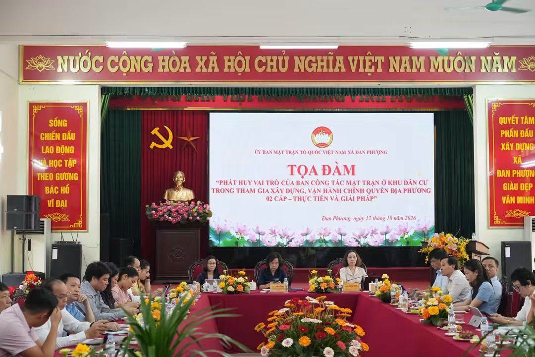 Xã Đan Phượng nâng vai trò Ban Công tác Mặt trận trong vận hành chính quyền địa phương hai cấp