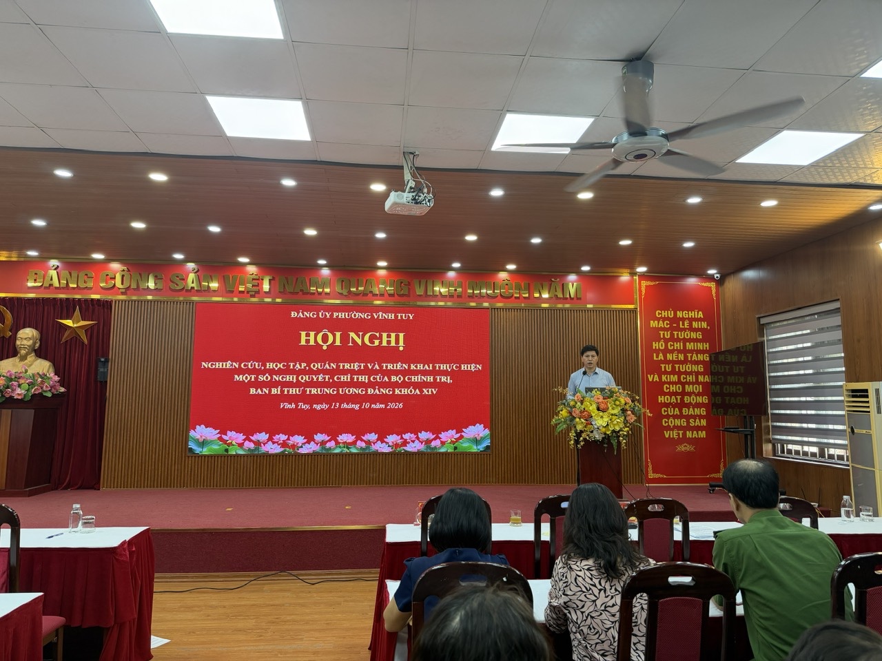 Phường Vĩnh Tuy cụ thể hóa nghị quyết, chỉ thị của Đảng theo phương châm “6 rõ”