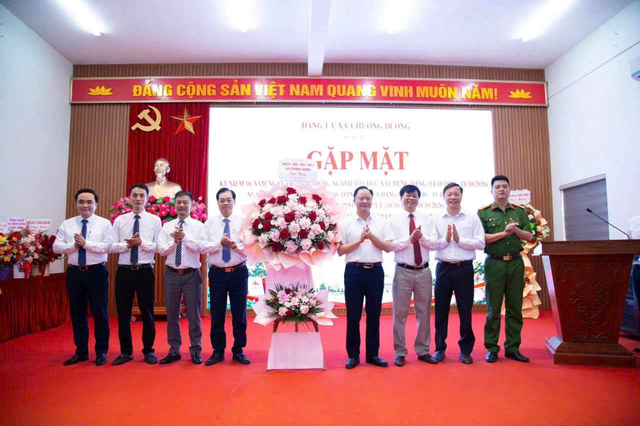 Đảng ủy xã Chương Dương phát huy vai trò tham mưu, tăng cường sâu sát cơ sở