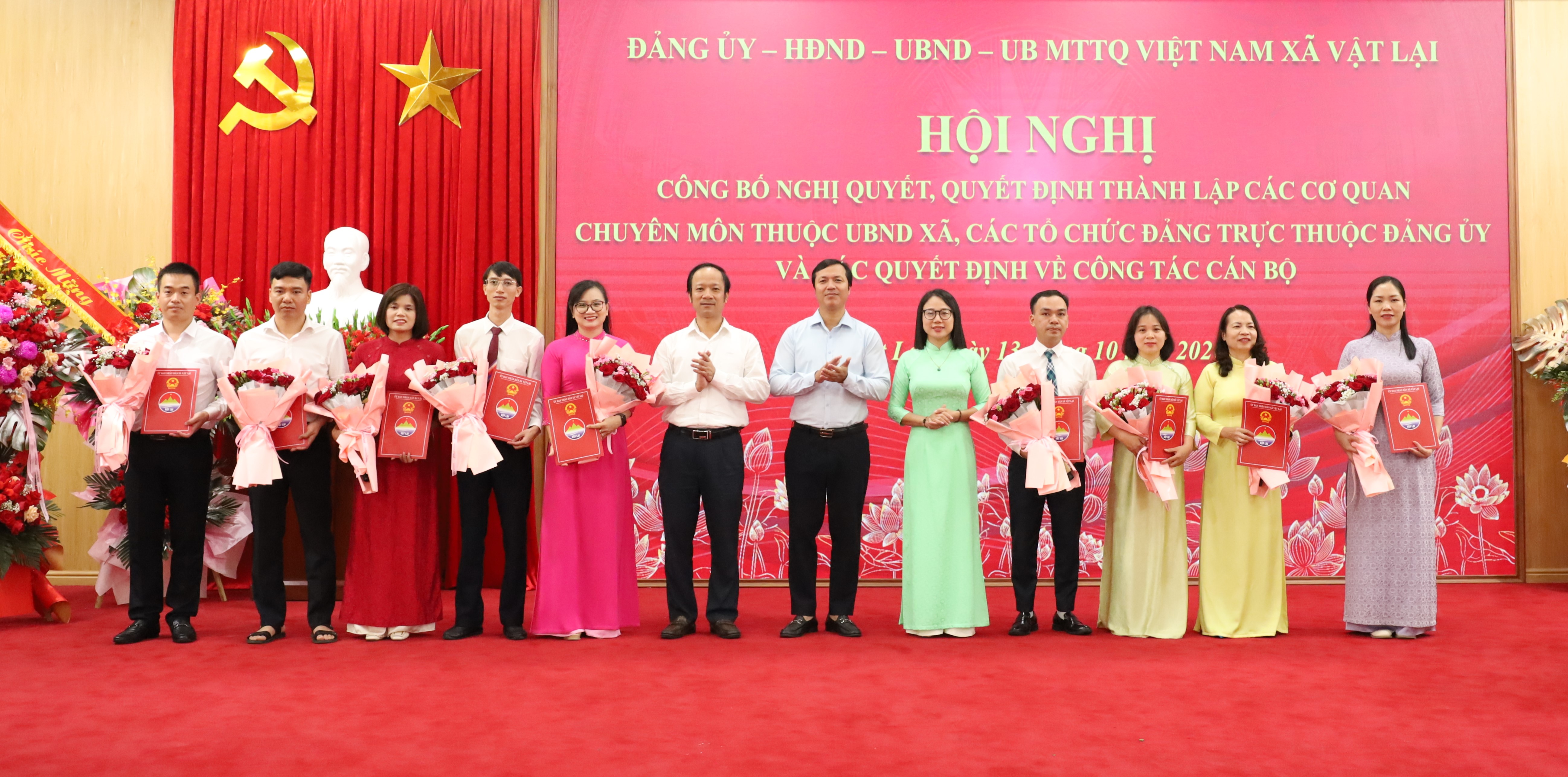 Đảng ủy xã Vật Lại kiện toàn tổ chức bộ máy, tạo nền tảng nâng cao hiệu quả phát triển địa phương