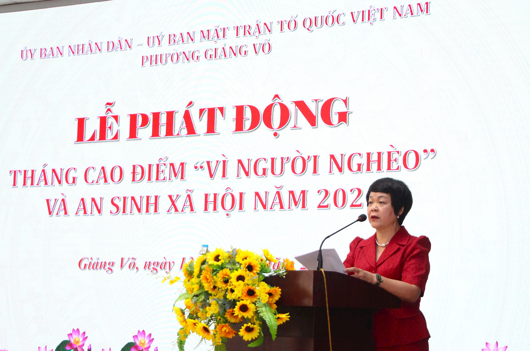 Phường Giảng Võ lan tỏa tinh thần tương thân tương ái, hưởng ứng Tháng cao điểm “Vì người nghèo” năm 2026