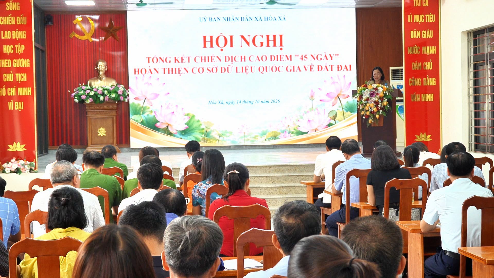 Xã Hòa Xá hoàn thành 100% thu thập dữ liệu đất đai