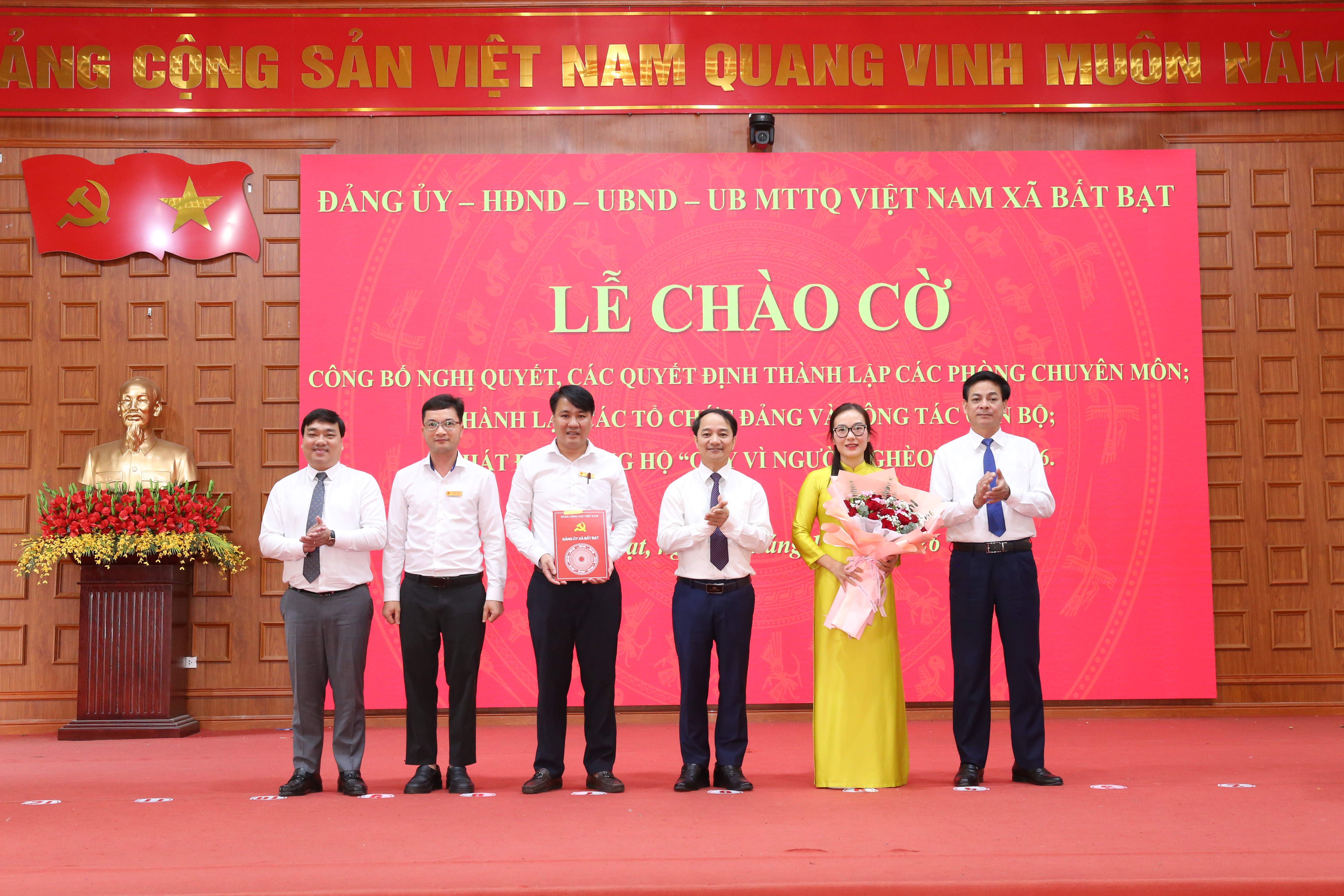 Xã Bất Bạt kiện toàn bộ máy, bảo đảm hệ thống chính trị hoạt động hiệu lực, hiệu quả