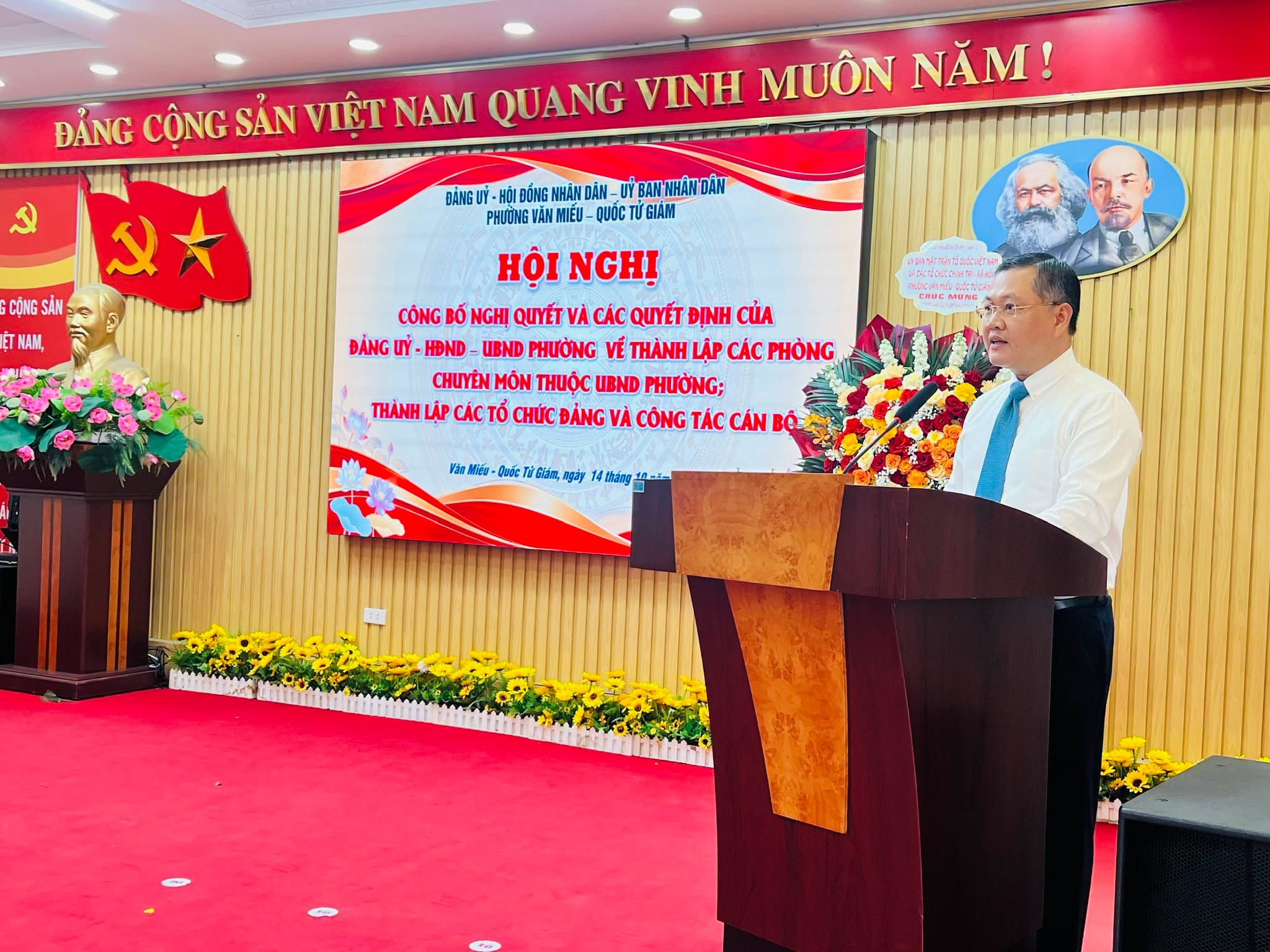 Phường Văn Miếu - Quốc Tử Giám kiện toàn bộ máy, nâng cao hiệu quả hoạt động của chính quyền cơ sở