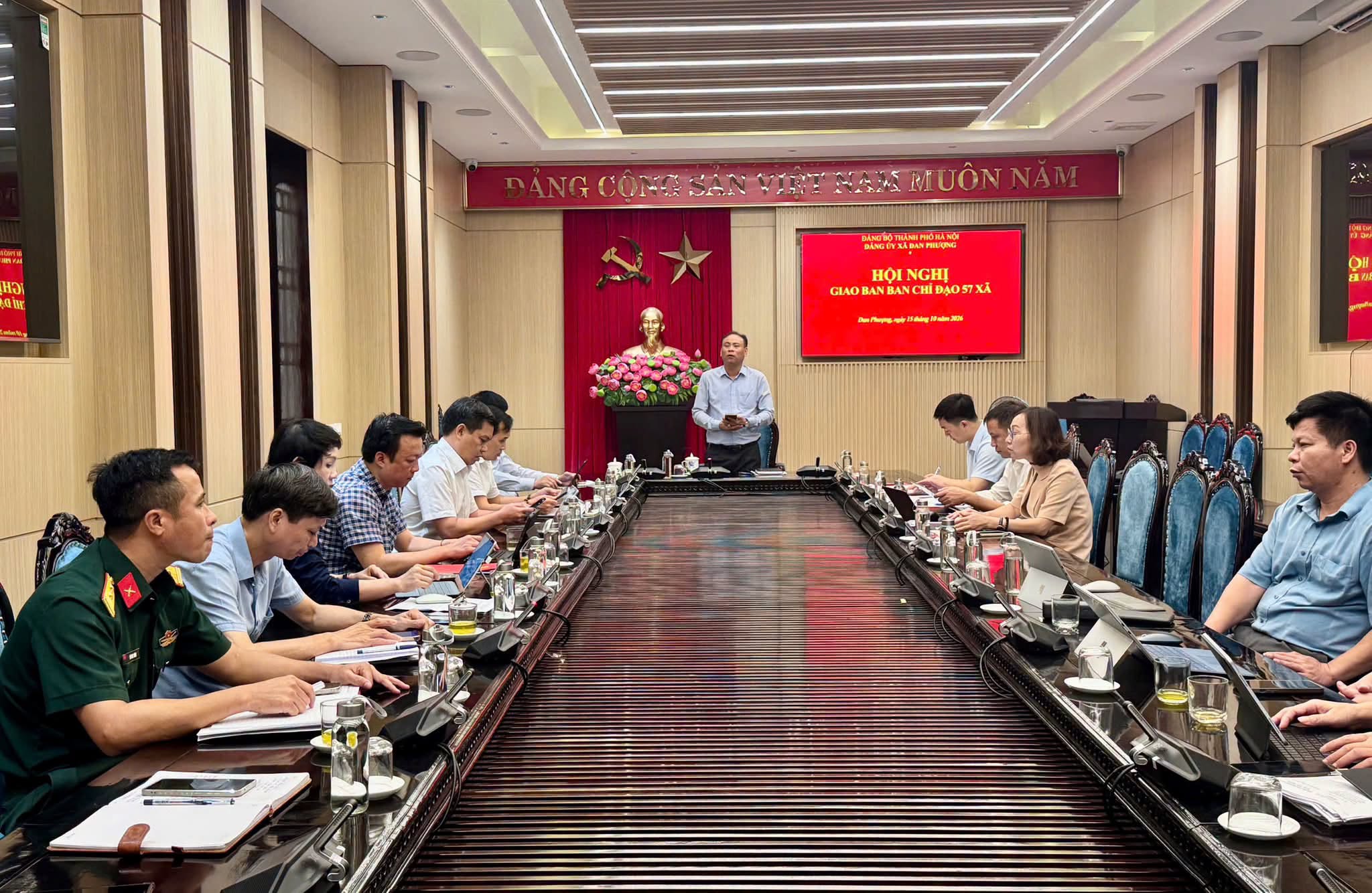 Ban Chỉ đạo 57 Đan Phượng tăng cường chỉ đạo, triển khai đồng bộ các nhiệm vụ