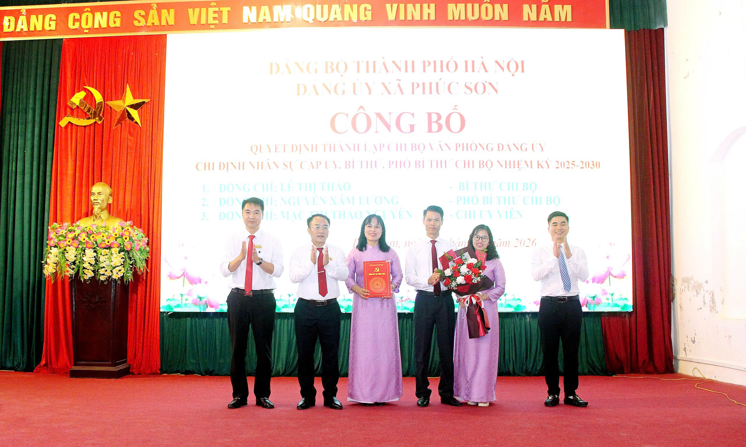Xã Phúc Sơn kiện toàn hệ thống chính trị, đáp ứng yêu cầu quản lý và phát triển trong giai đoạn mới