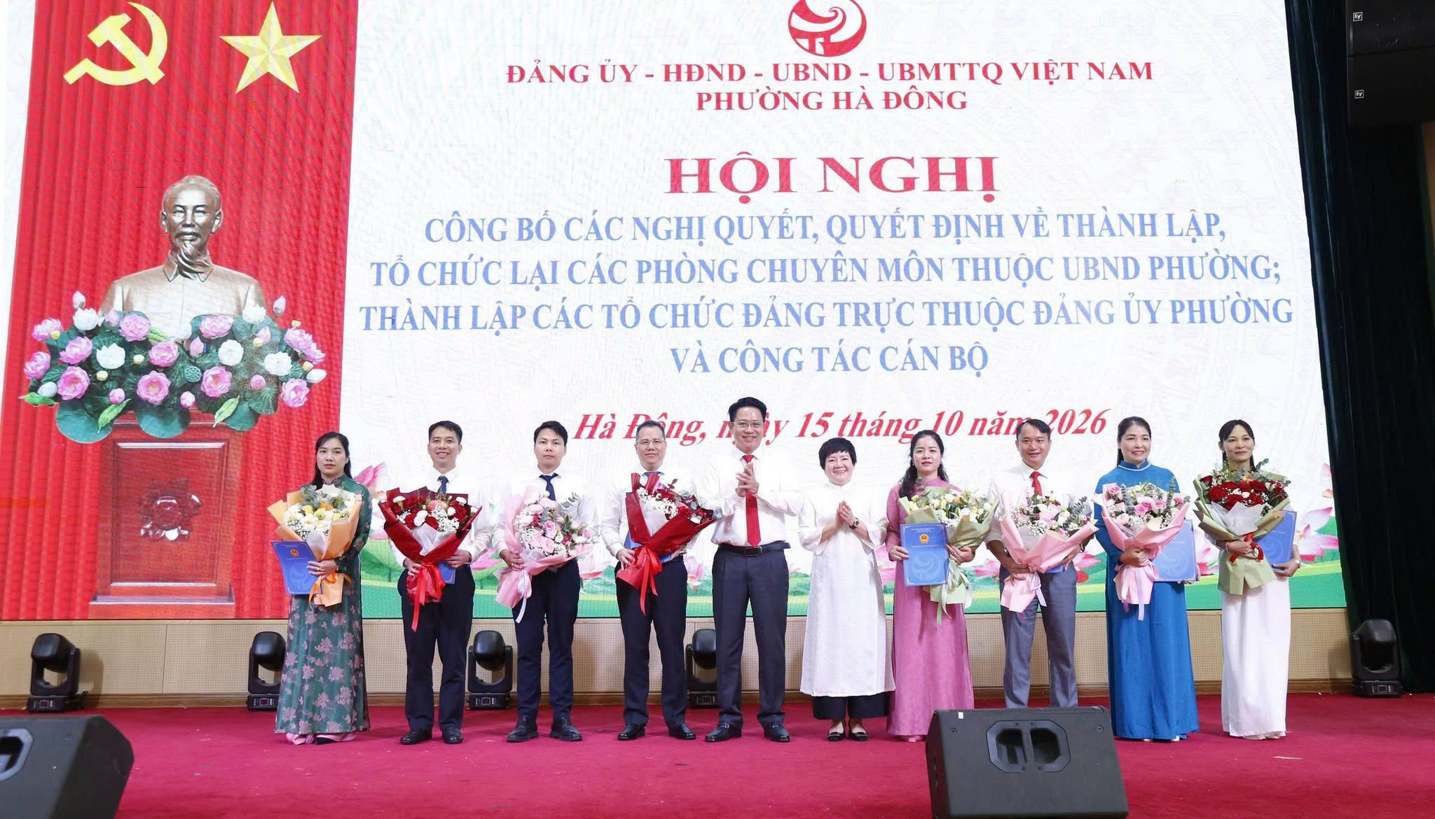 Phường Hà Đông kiện toàn tổ chức bộ máy, nâng cao hiệu quả điều hành và phát triển địa phương
