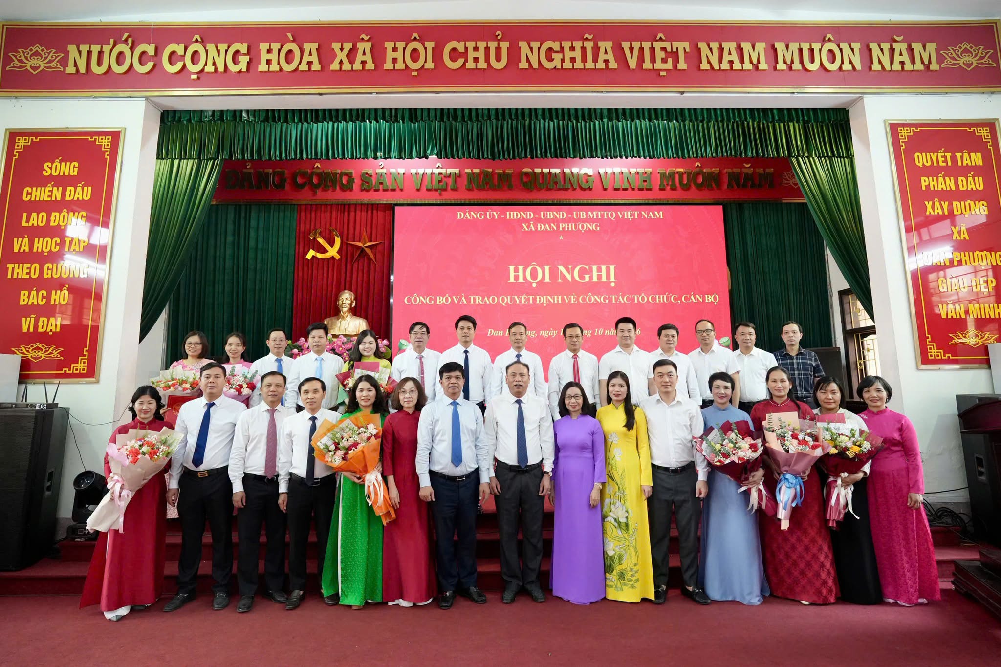 Xã Đan Phượng kiện toàn tổ chức, nâng cao hiệu lực hoạt động và chất lượng phục vụ nhân dân