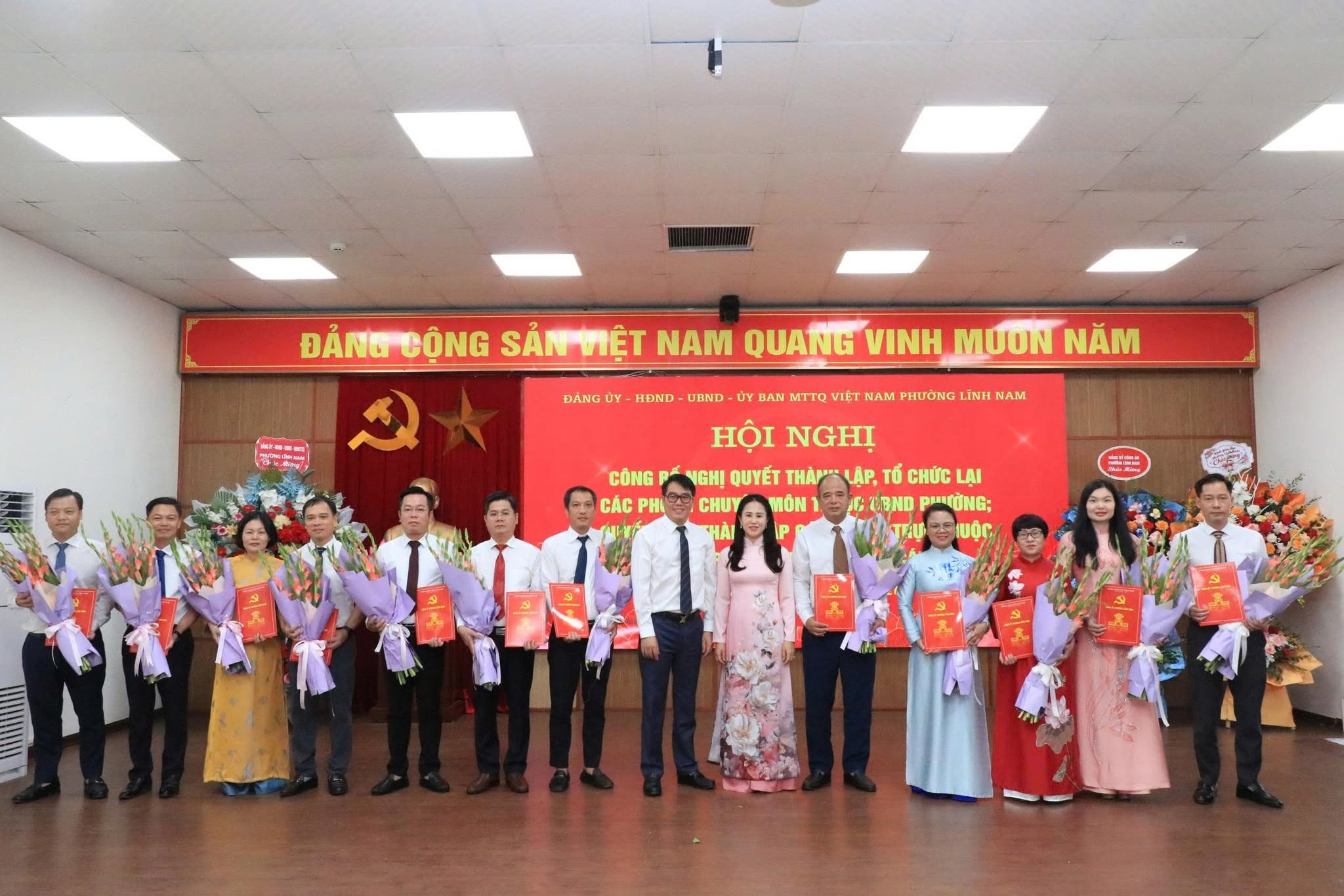 Phường Lĩnh Nam kiện toàn tổ chức bộ máy, nâng cao hiệu quả hoạt động của hệ thống chính trị