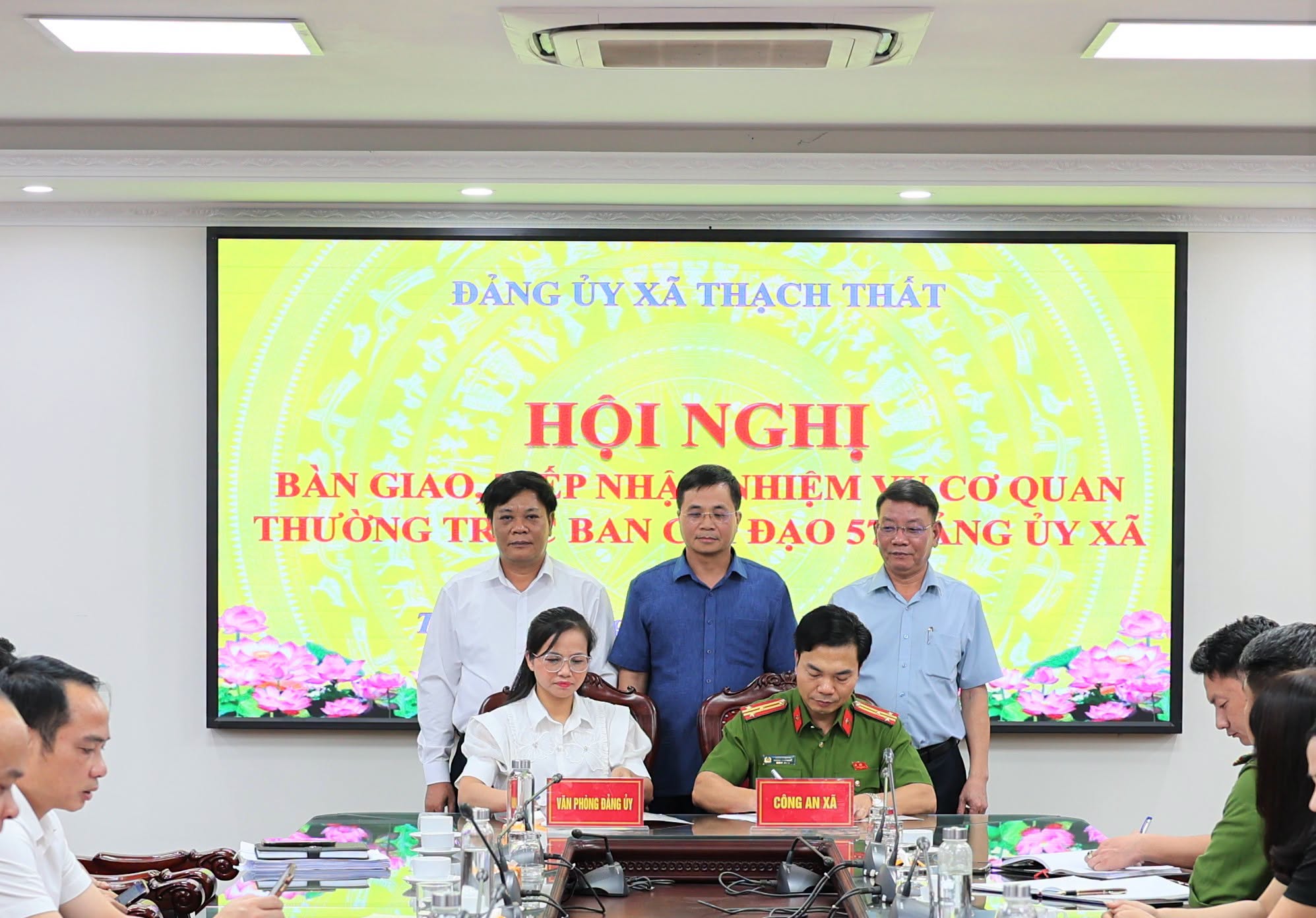 Xã Thạch Thất kiện toàn Ban Chỉ đạo 57, tăng cường triển khai nhiệm vụ chuyển đổi số