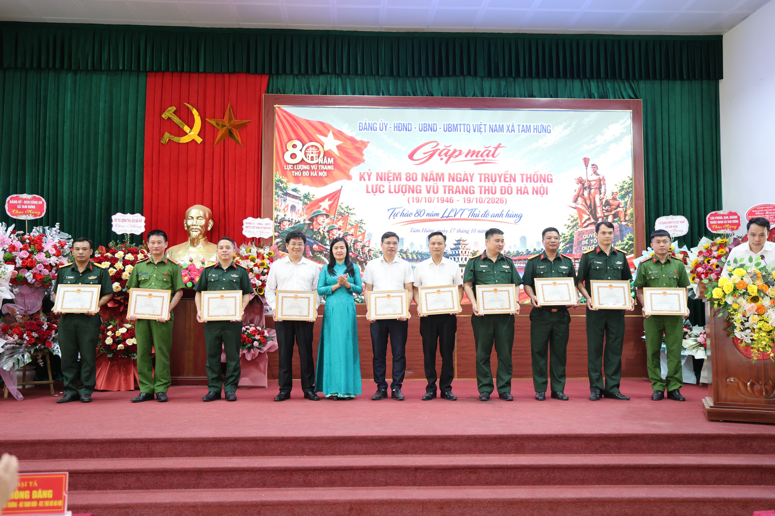 Xã Tam Hưng phát huy truyền thống lực lượng vũ trang Thủ đô, xây dựng thế trận quốc phòng vững chắc từ cơ sở