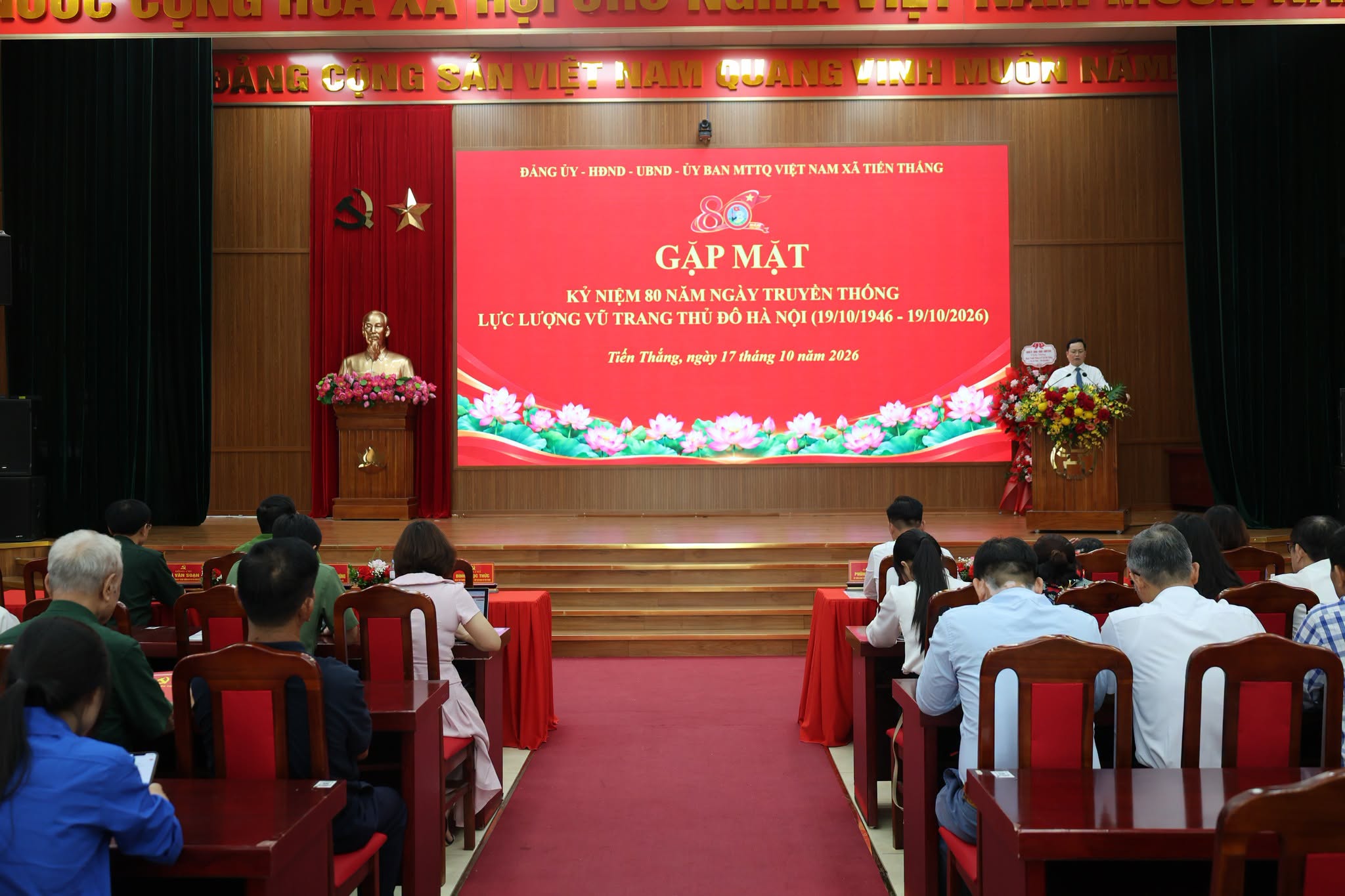  Xã Tiến Thắng phát huy truyền thống lực lượng vũ trang, nâng cao trách nhiệm bảo vệ quê hương