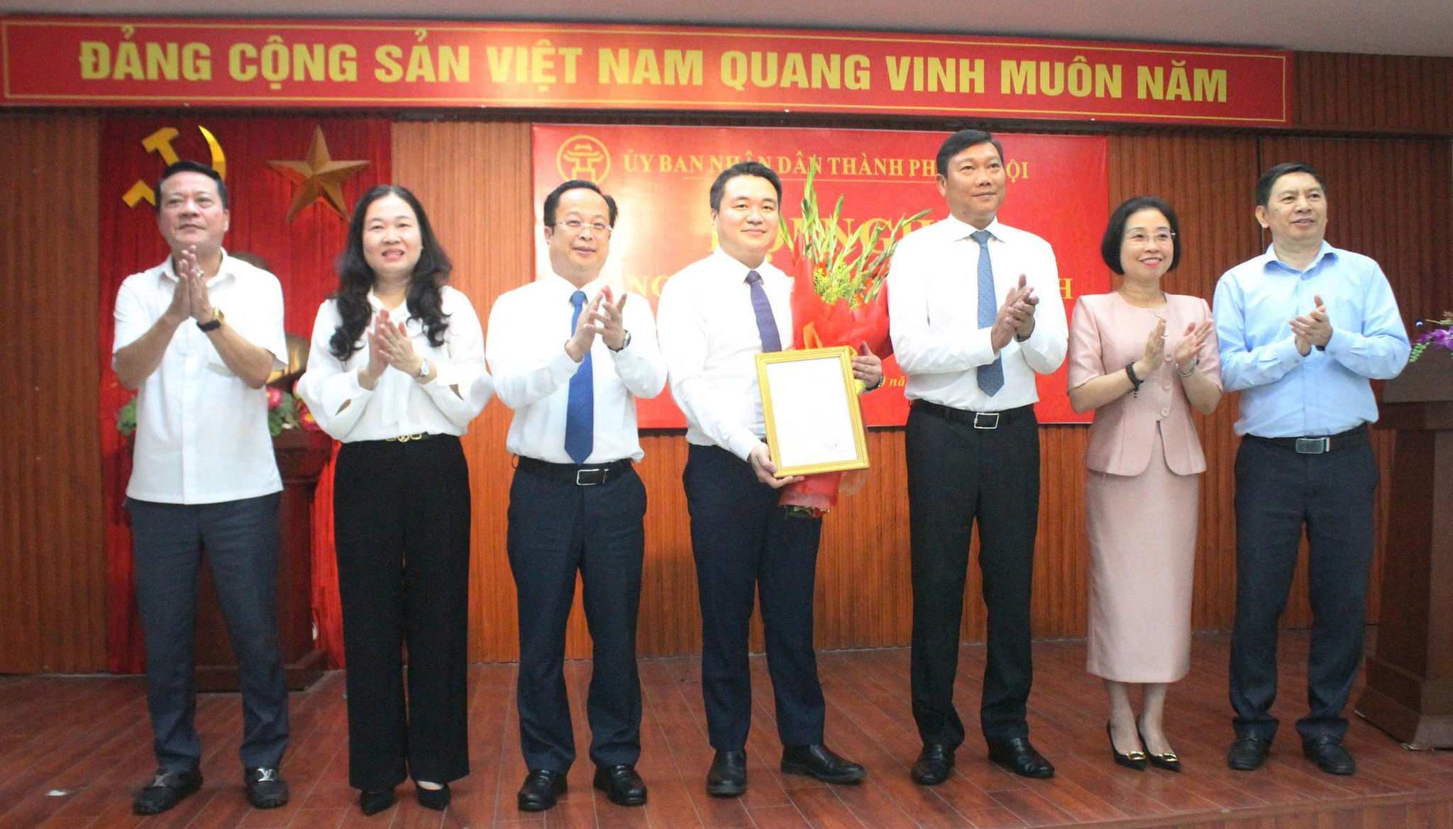 Bổ nhiệm đồng chí Duy Hoàng Dương chức vụ Giám đốc Sở Tư pháp Hà Nội