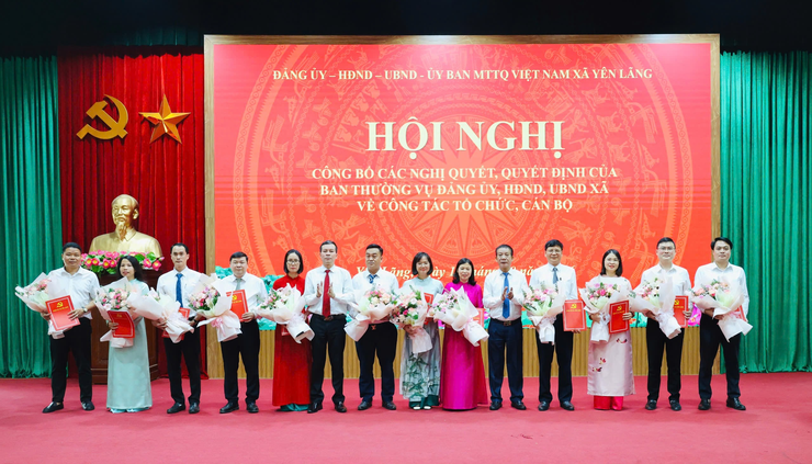 Xã Yên Lãng kiện toàn bộ máy, bảo đảm giải quyết công việc thông suốt