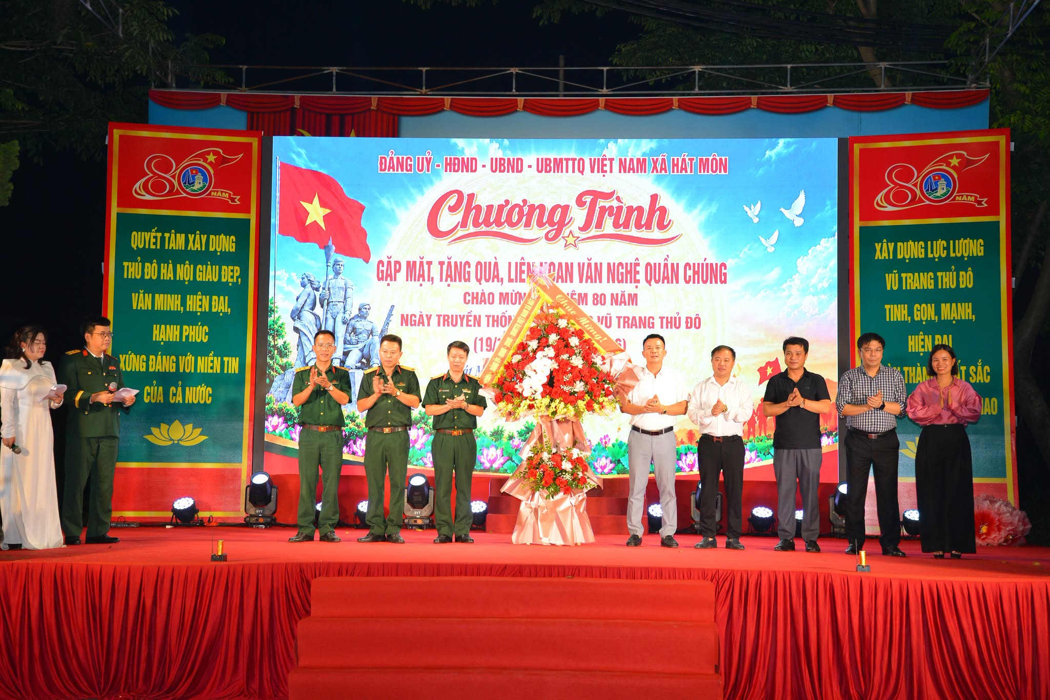 Xã Hát Môn tri ân các thế hệ cán bộ, chiến sĩ lực lượng vũ trang Thủ đô