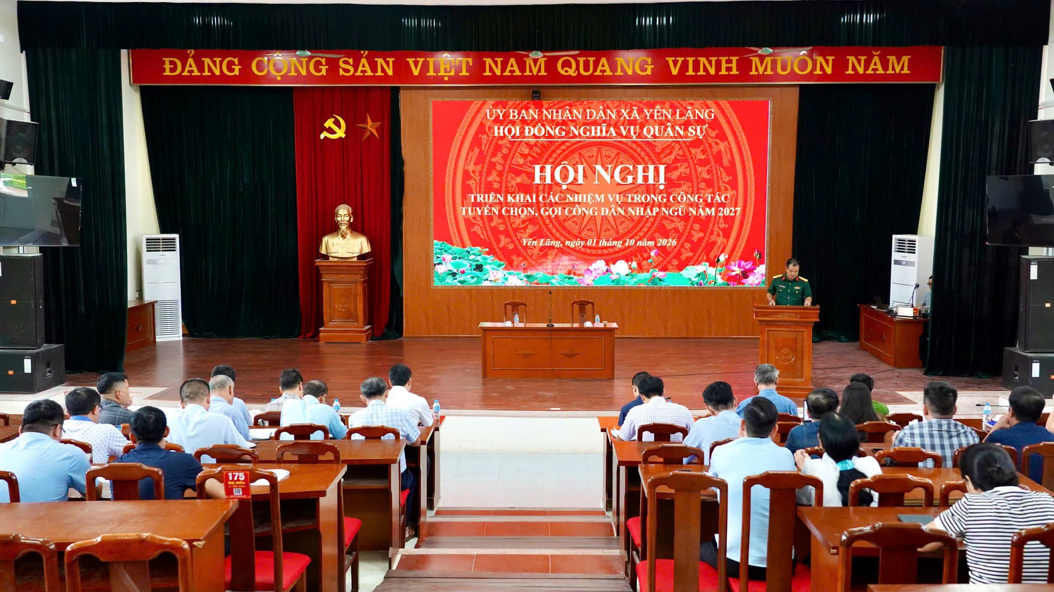 Xã Yên Lãng: Sẵn sàng cho công tác tuyển quân năm 2027