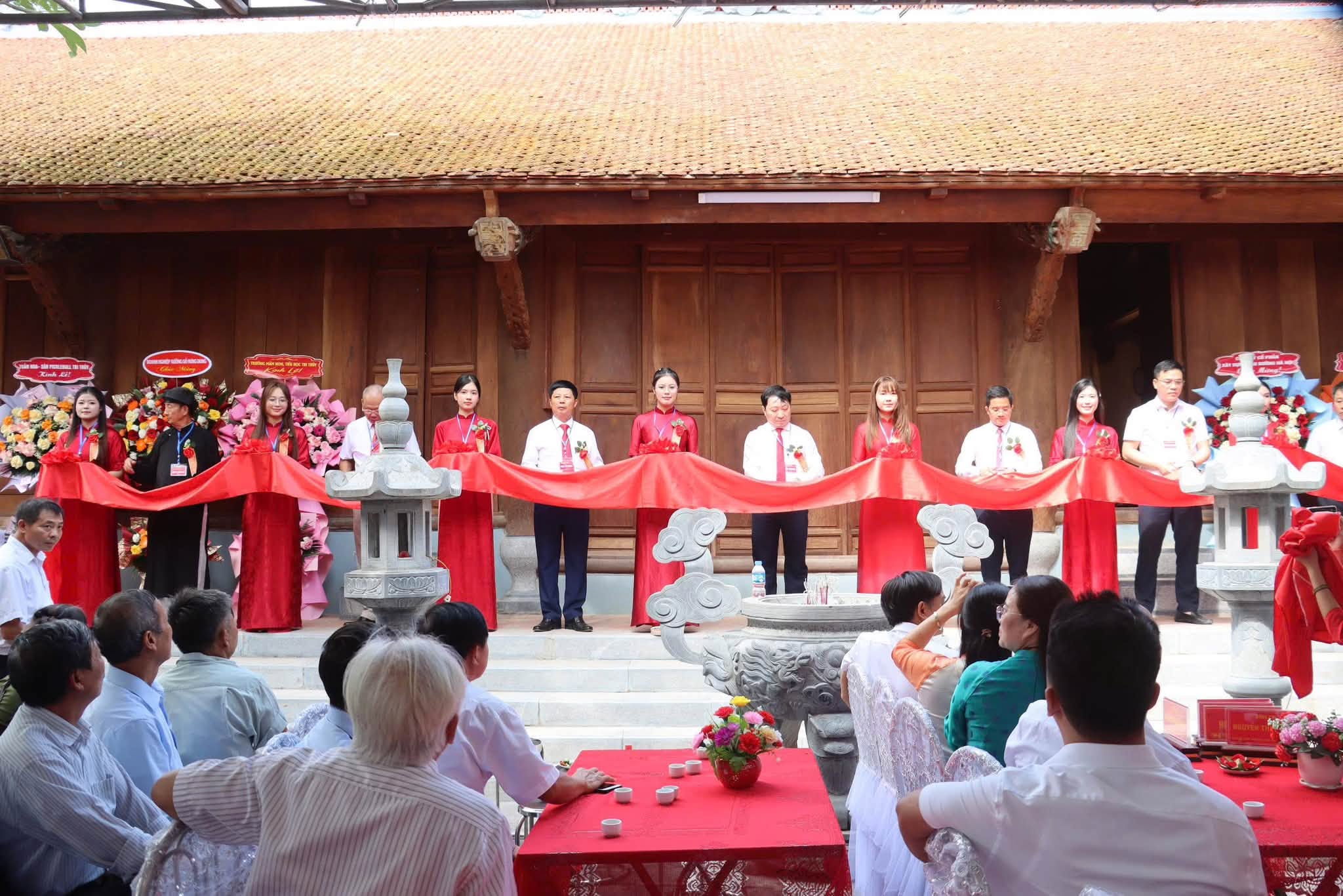 Xã Đại Xuyên hoàn thành tu bổ đình Vĩnh Hạ, gìn giữ không gian văn hóa truyền thống