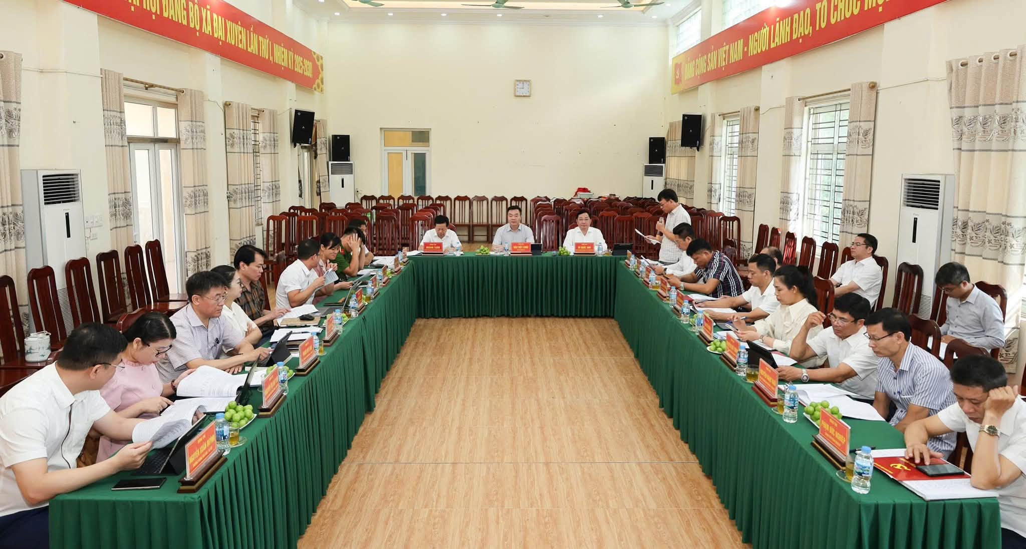 Đảng bộ xã Đại Xuyên tập trung kiện toàn tổ chức Đảng, hoàn thiện quy hoạch và tháo gỡ vướng mắc đầu tư