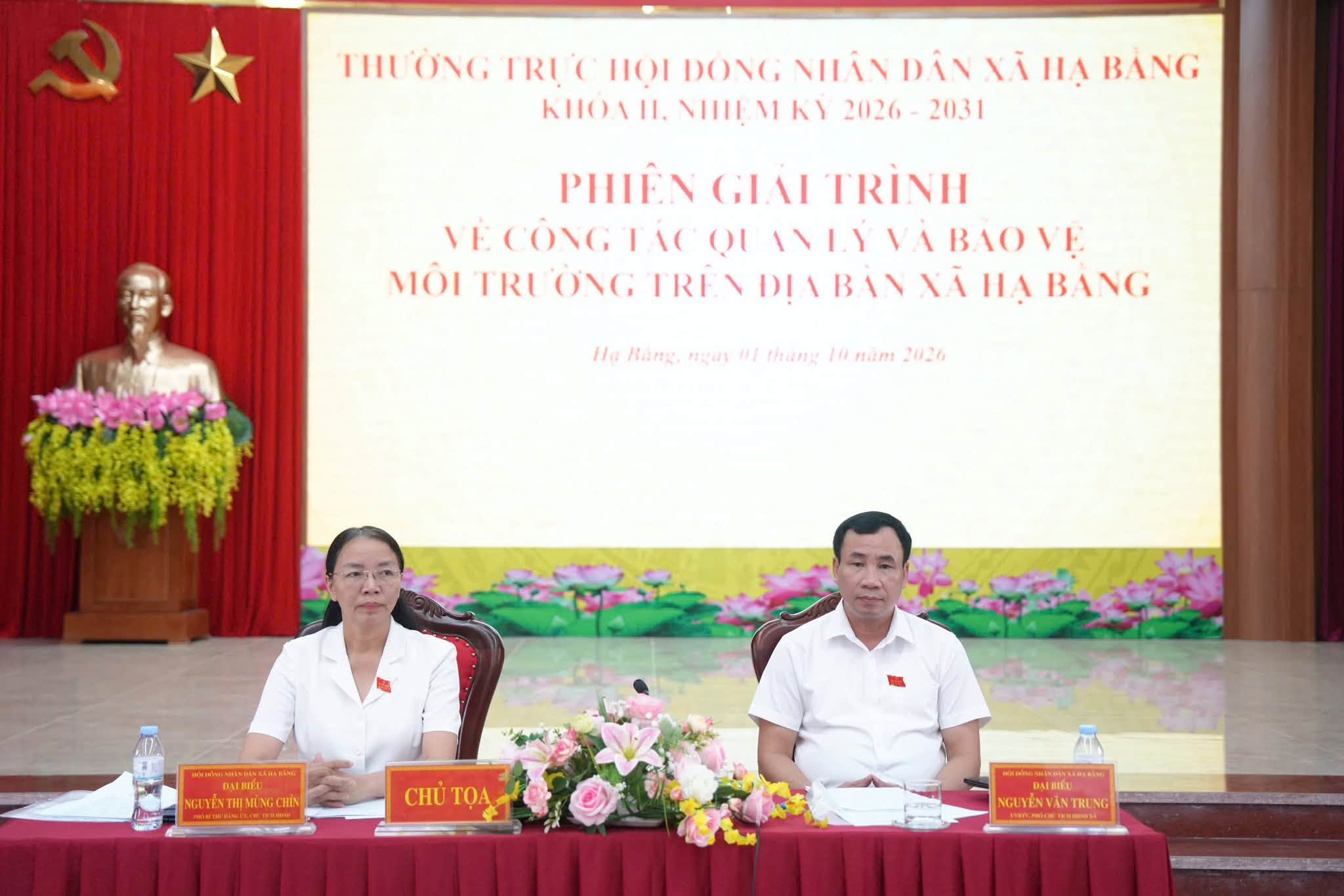 HĐND xã Hạ Bằng làm rõ trách nhiệm trong quản lý, bảo vệ môi trường