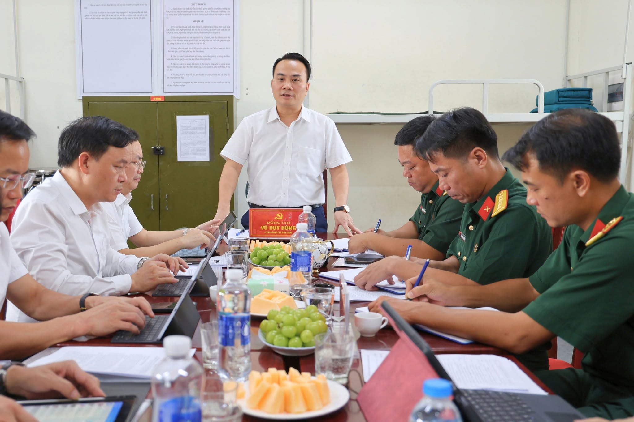 Xã Tiến Thắng nâng cao chất lượng thực hiện nhiệm vụ quốc phòng, quân sự từ cơ sở