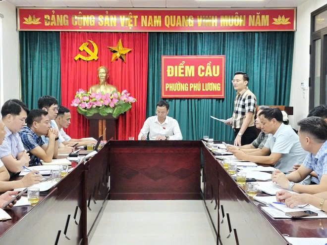 Phường Phú Lương giám sát tiến độ giải phóng mặt bằng hai dự án trọng điểm