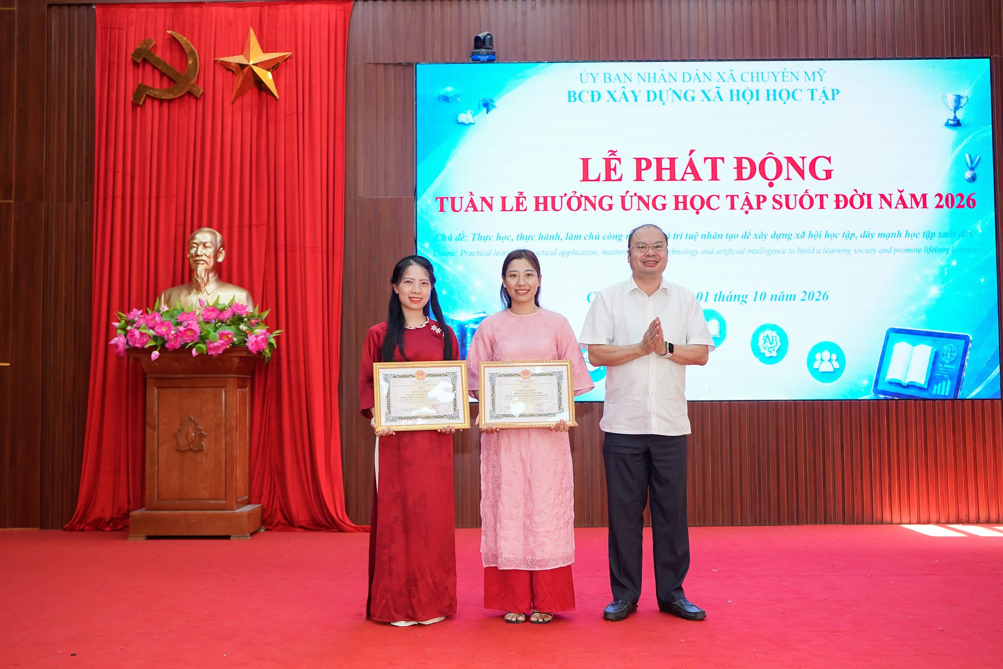 Xã Chuyên Mỹ lan tỏa tinh thần học tập suốt đời, kiến tạo xã hội học tập trong kỷ nguyên số